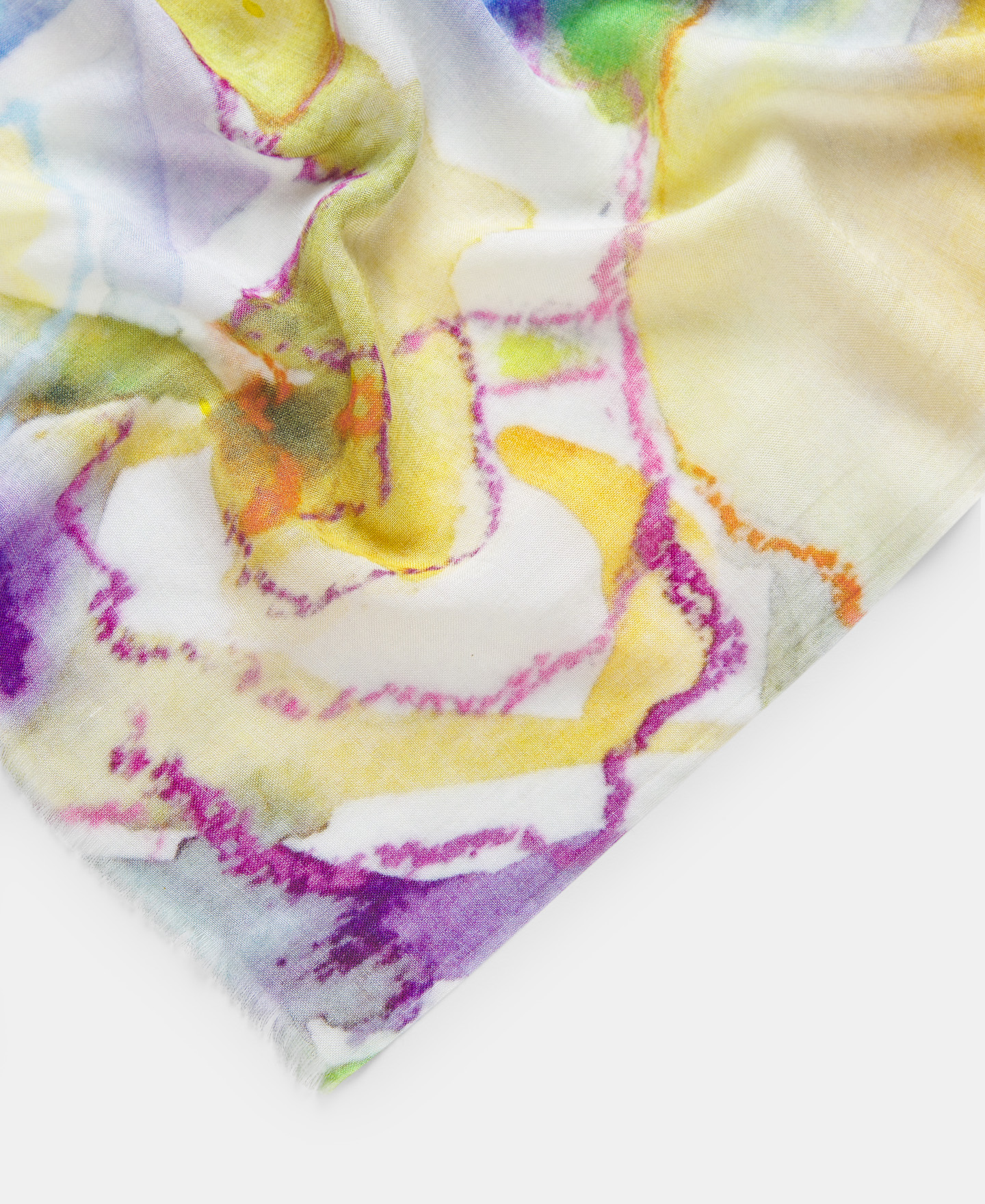 Printed modal and cotton shawl image number 2