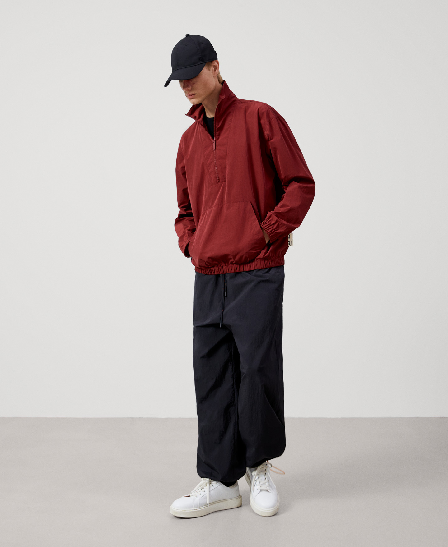 Recycled nylon turtleneck jacket image number 1