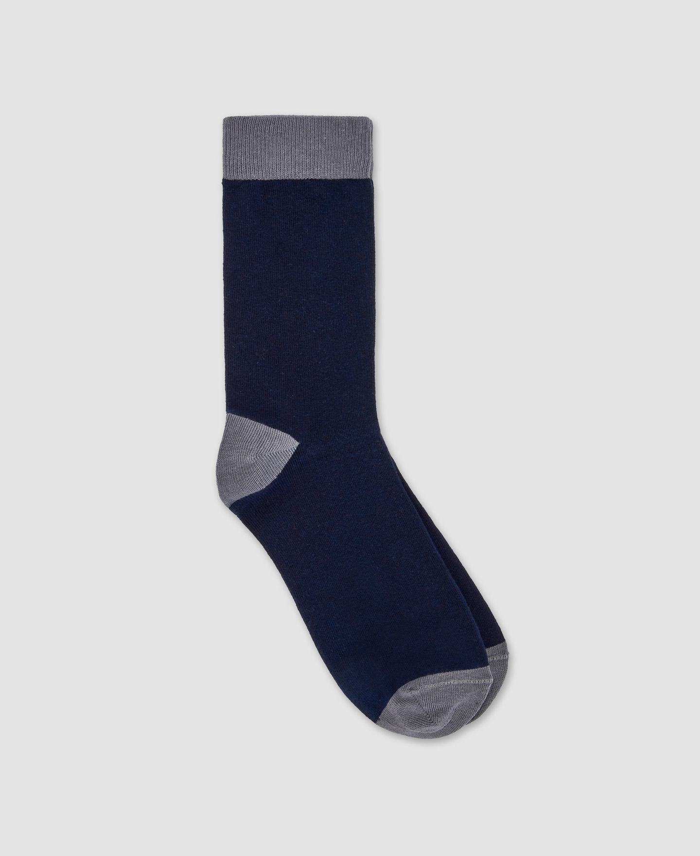 Two-colores cotton sock image number 0