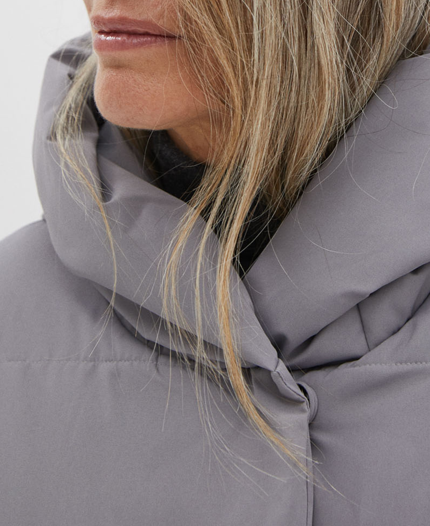 Padded coat with hood image number 4