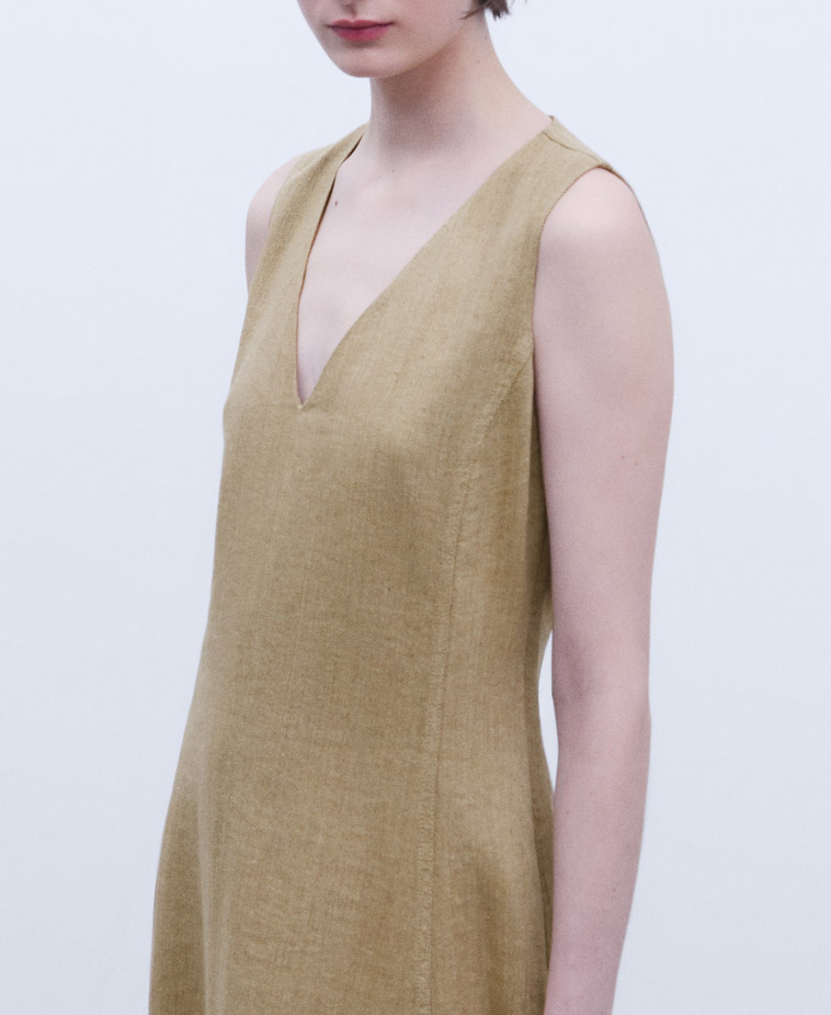 Linen and cotton dress image number 0