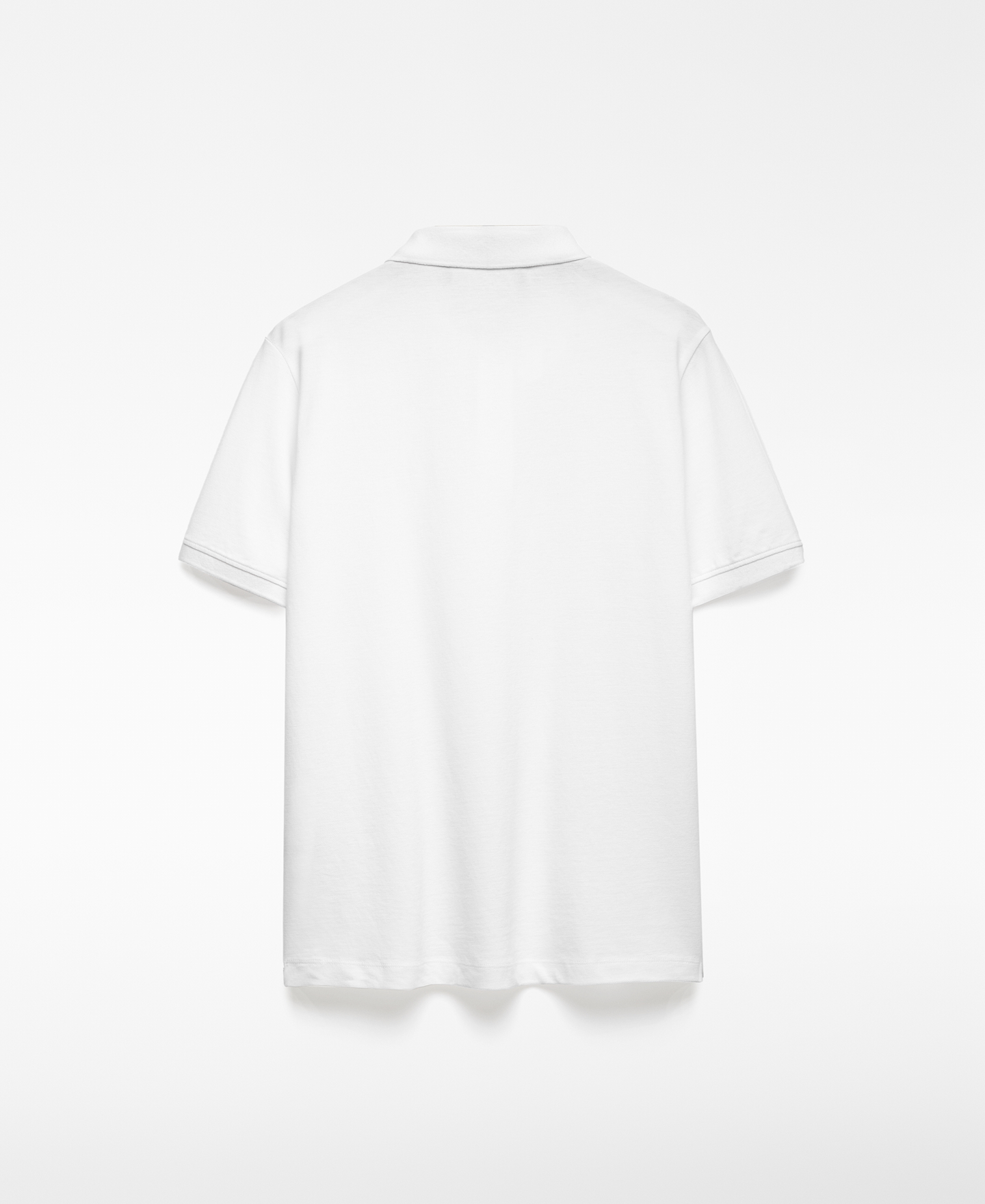 Organic cotton piqué polo shirt man image number 5