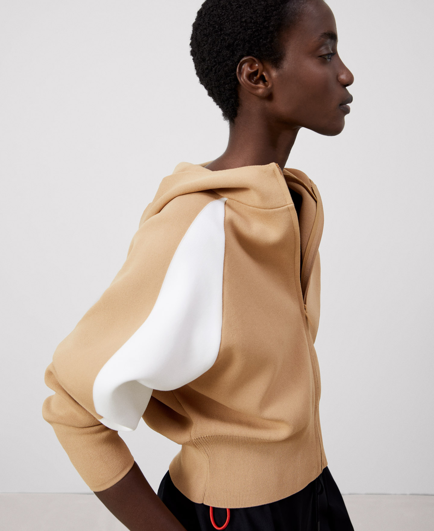 Viscose and nylon Japanese sleeve jacket image number 3