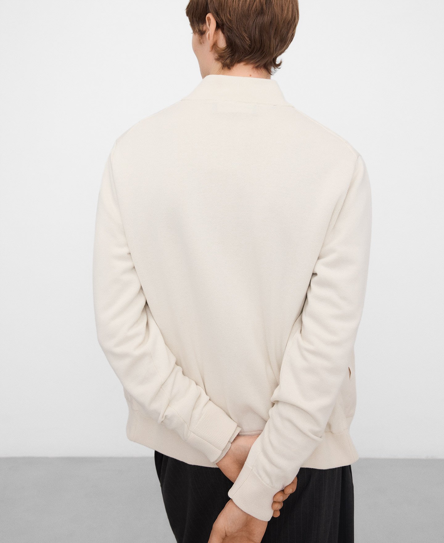 C&aacute;rdigan punto y nailon image number 2