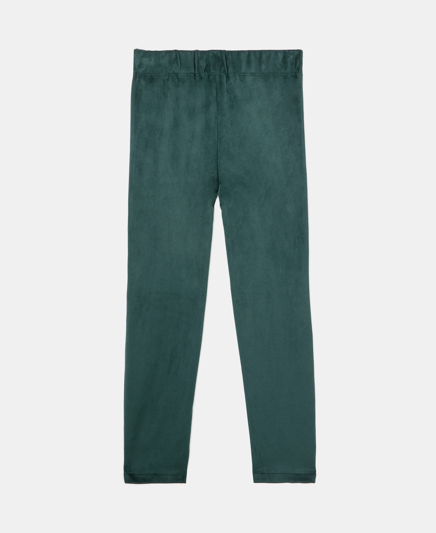 Stretch leggings in faux suede image number 5