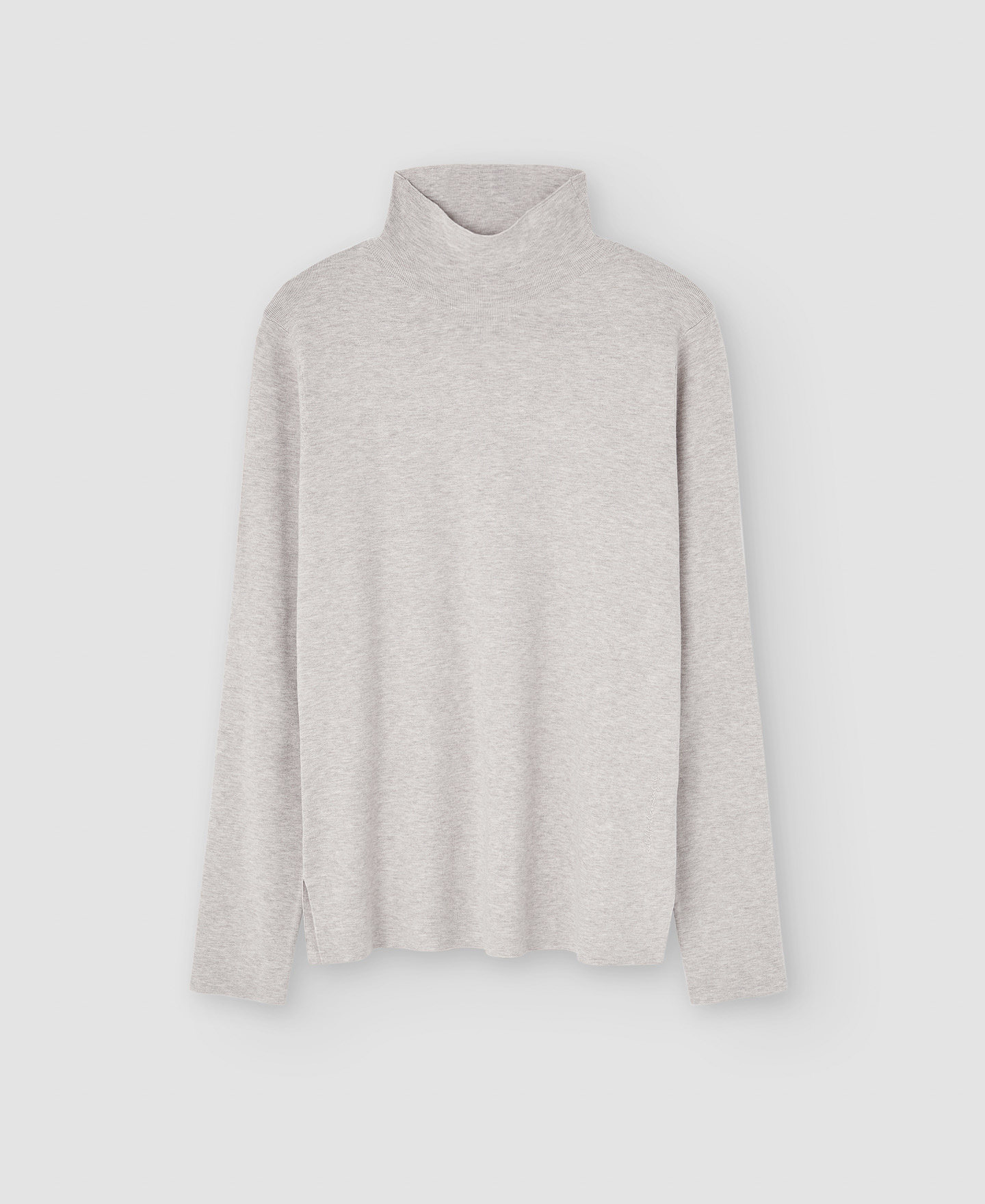 Jersey cuello alto en viscosa image number 4