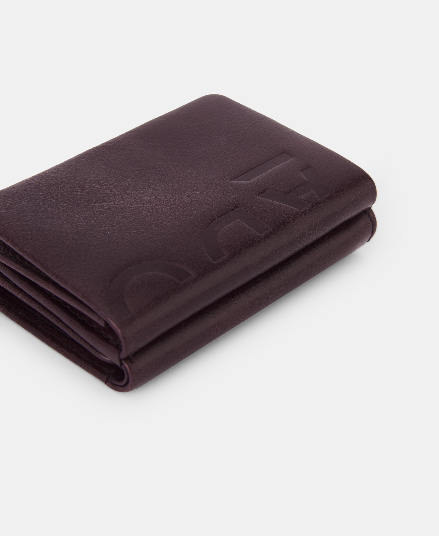 Small wallet in grained leather image number 1
