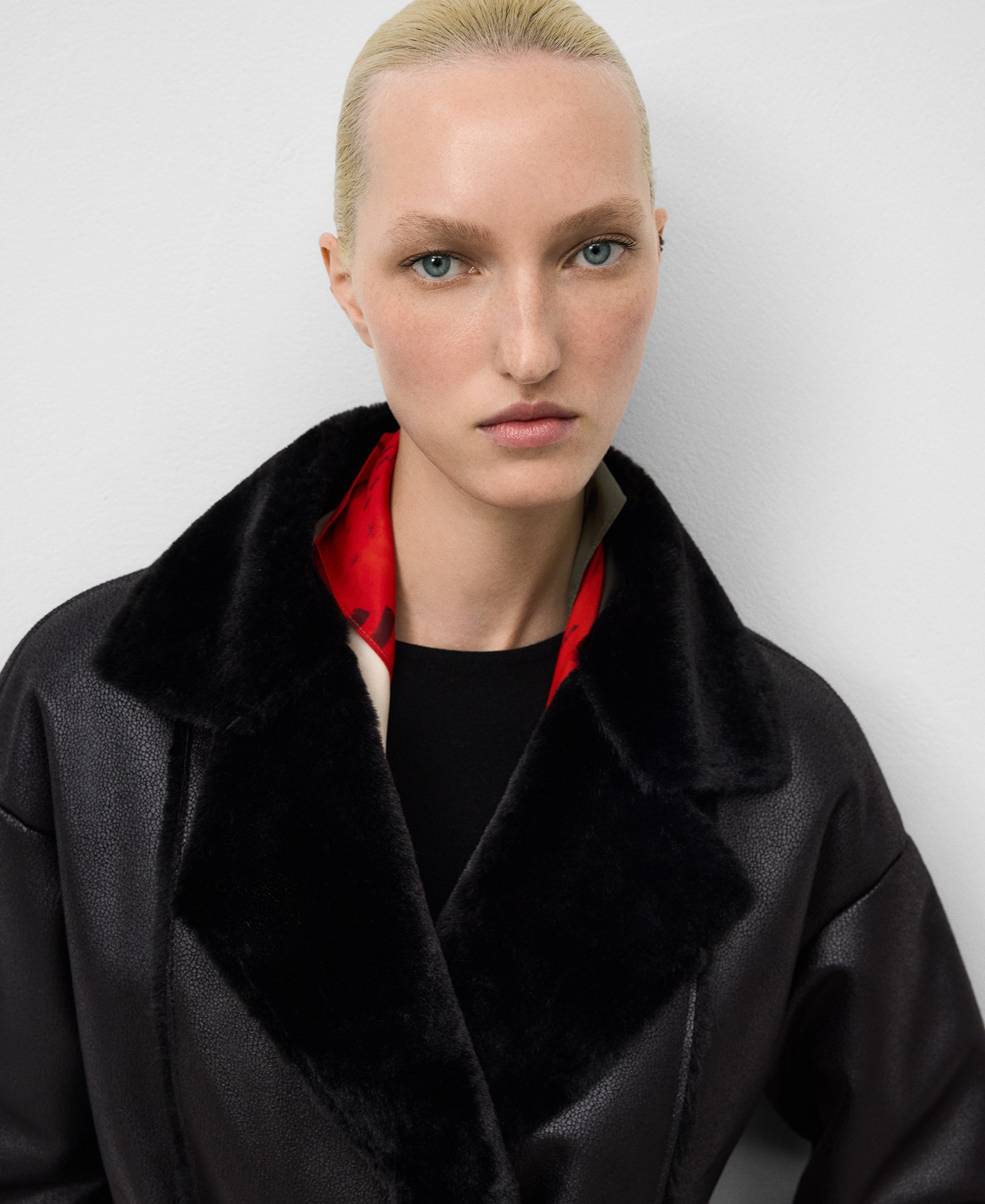 Non-Leather double-faced coat woman image number 3