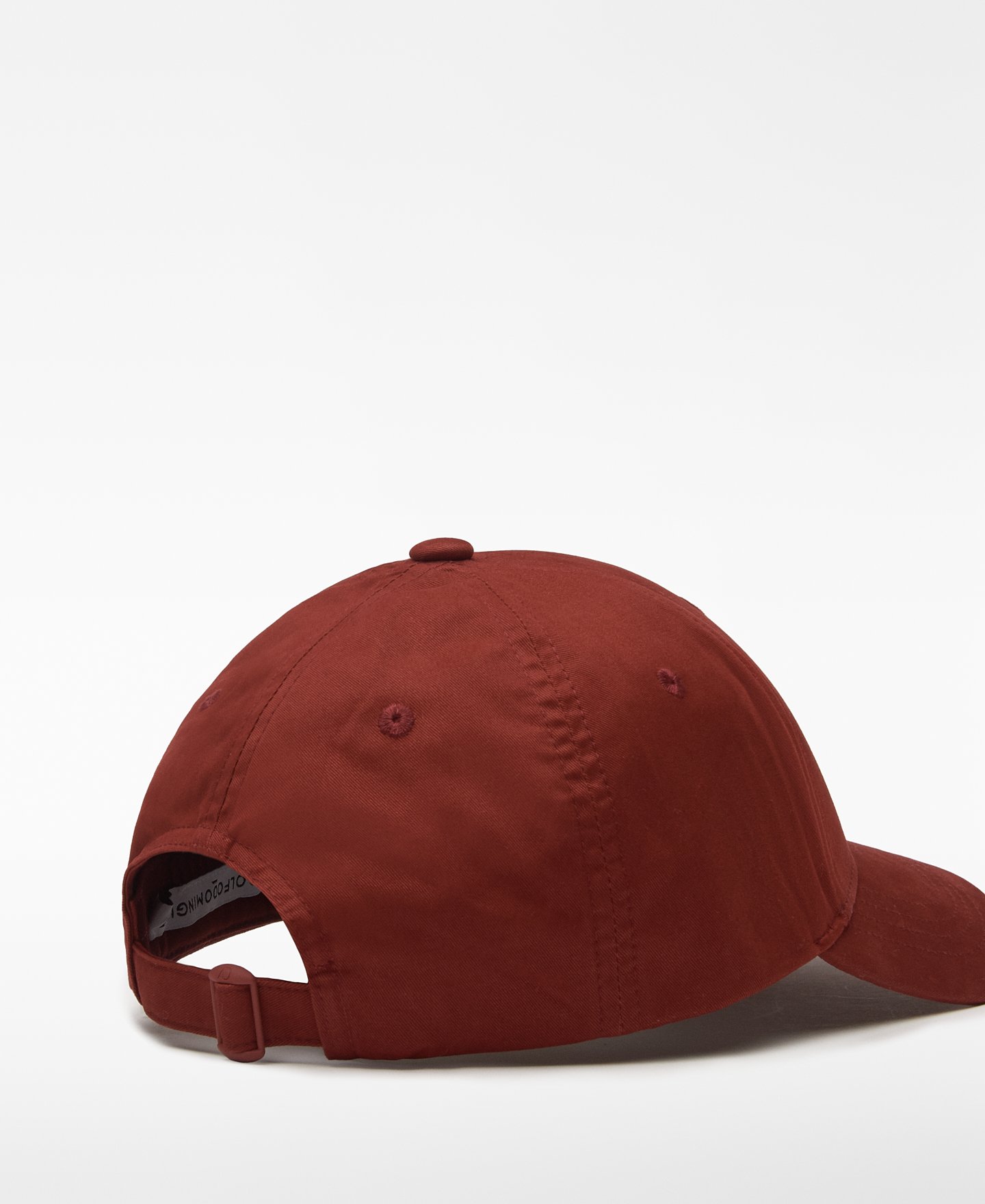 Gorra logo bordado algodón mujer image number 2