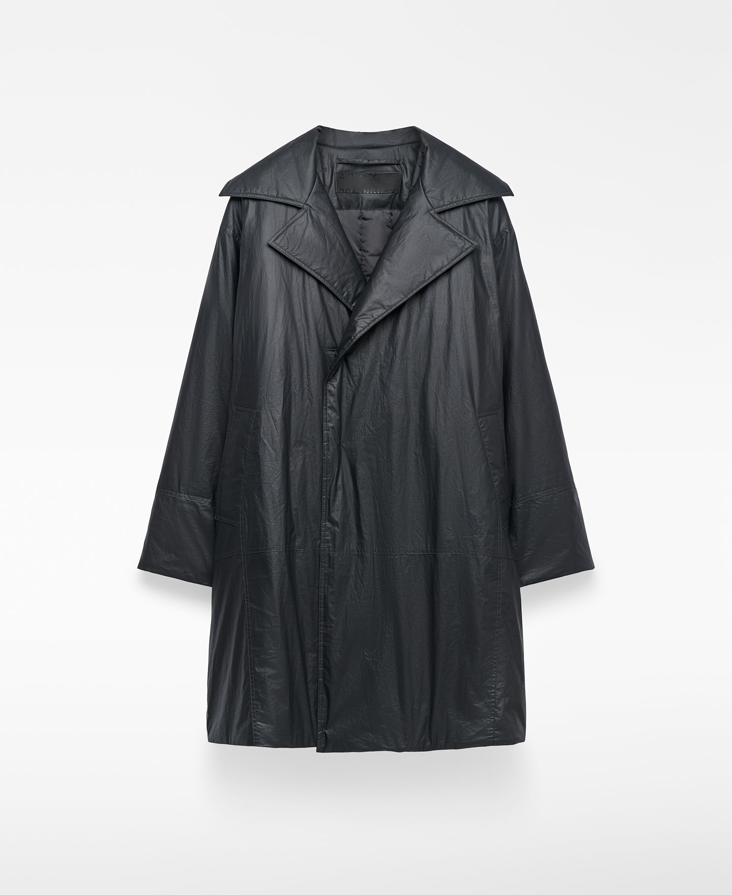 Oversize waterproof trench coat man image number 4