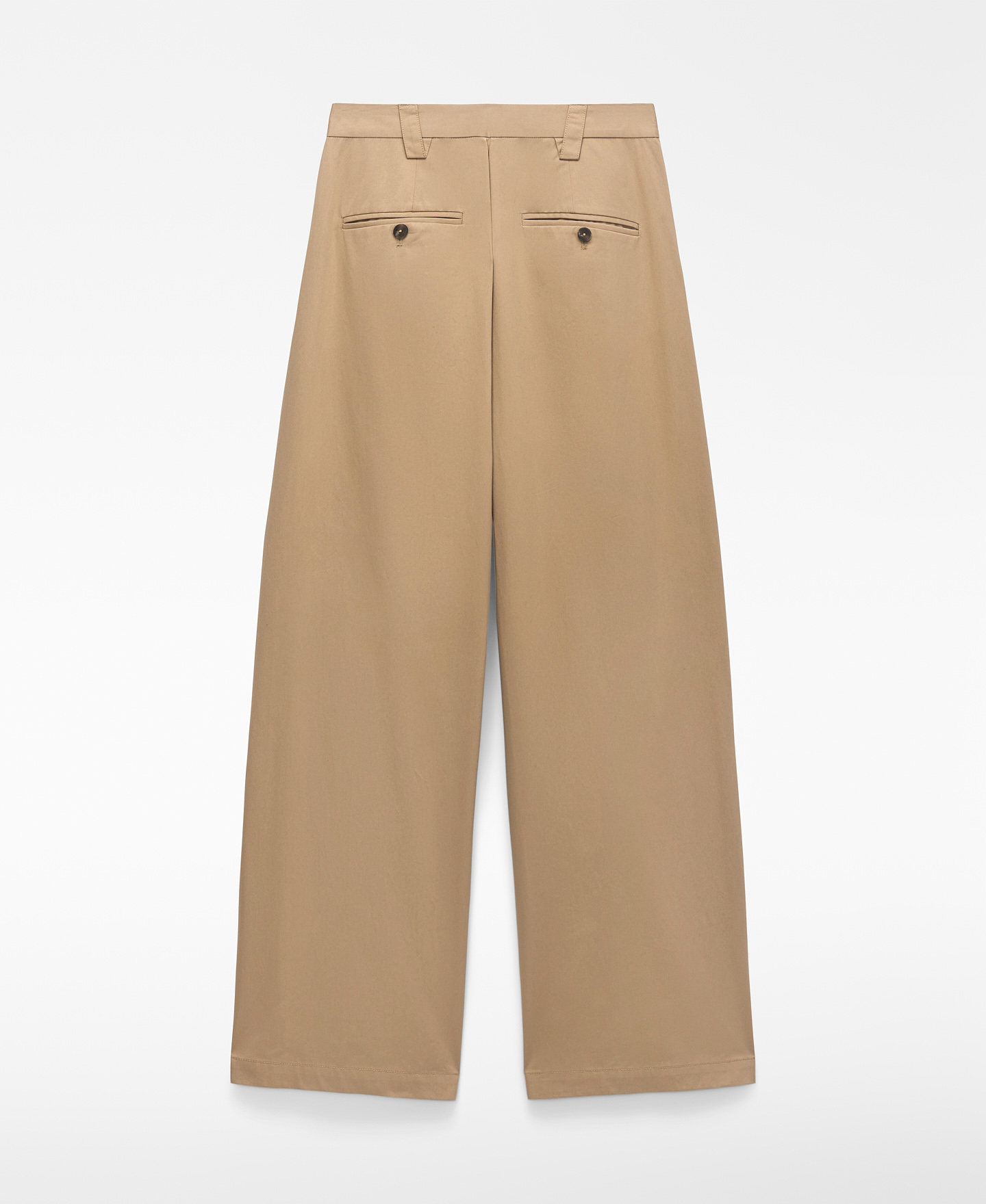 Pantal&oacute;n barrel fit pinzas algod&oacute;n image number 5