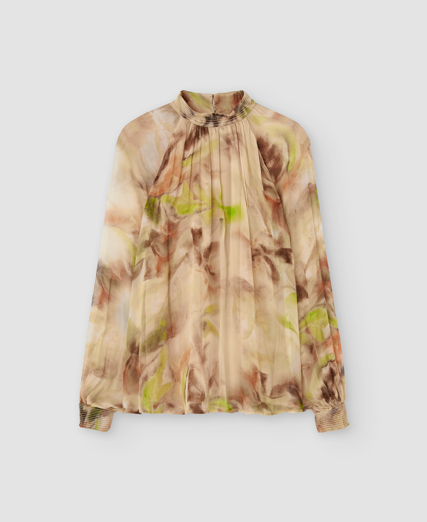 Print bambula blouse image number 4