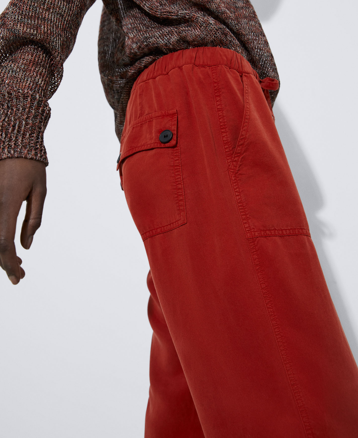Tencel™ lyocell jogger trousers image number 3