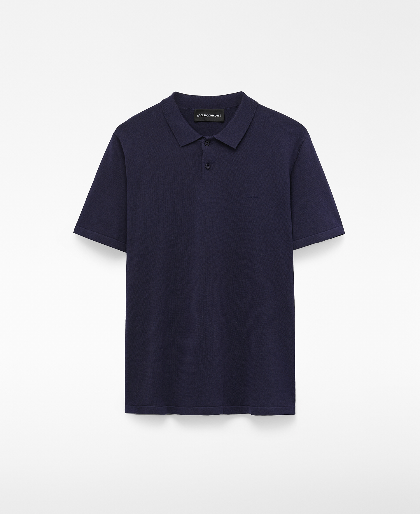 Organic cotton regular fit knit polo image number 4