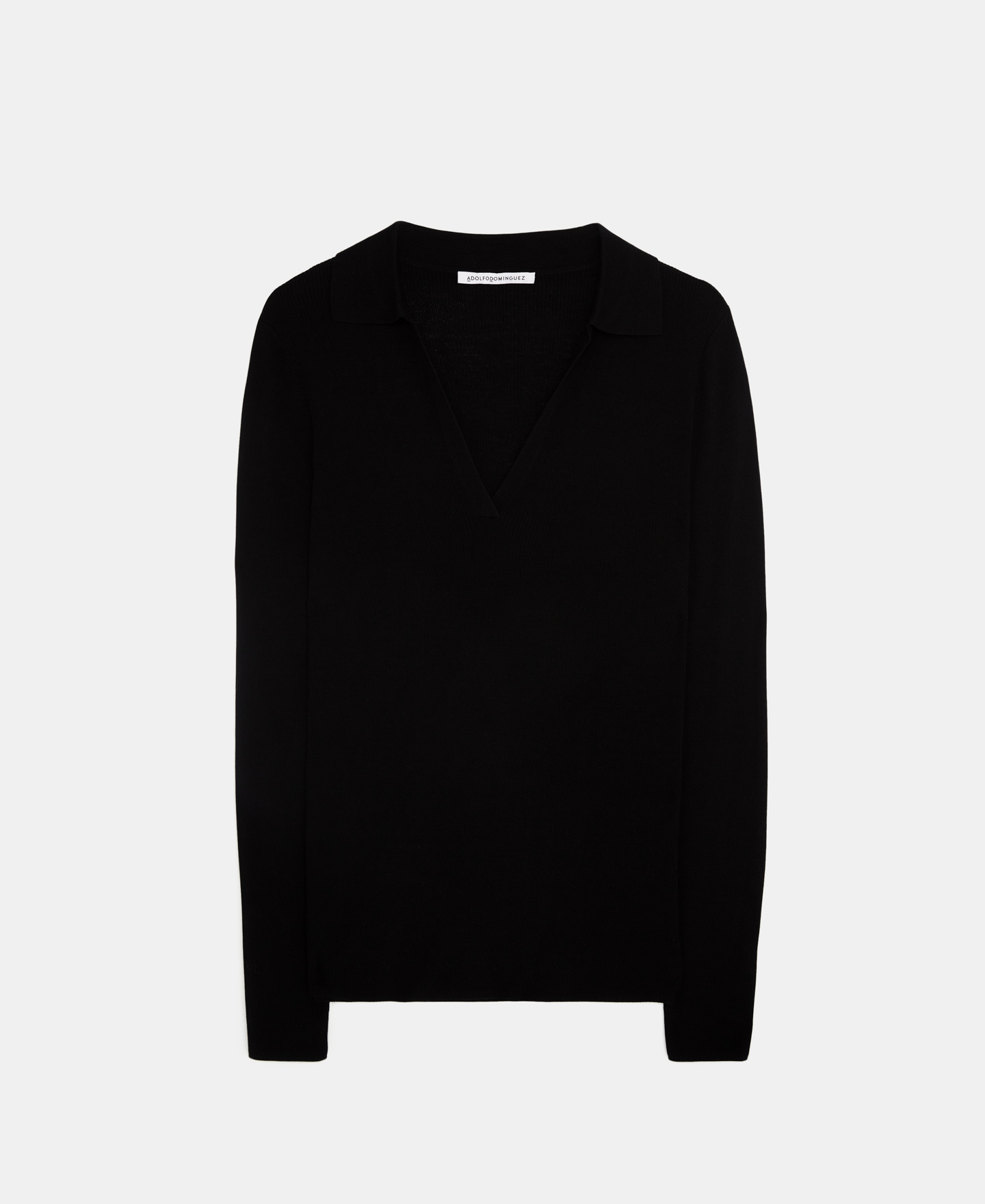 Merino wool ribbed sweater image number 4