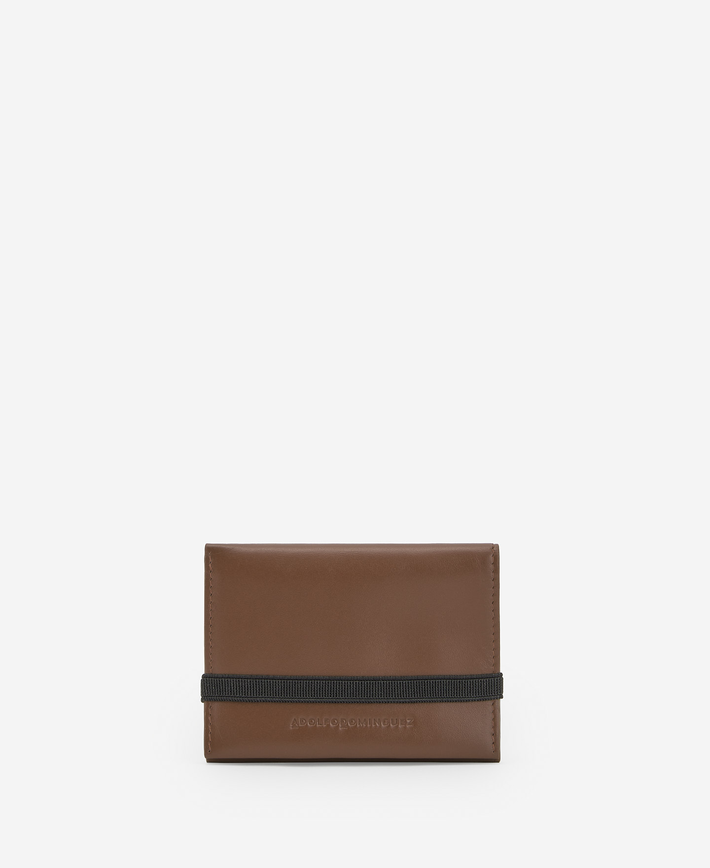 Brown leather triptych wallet image number 0