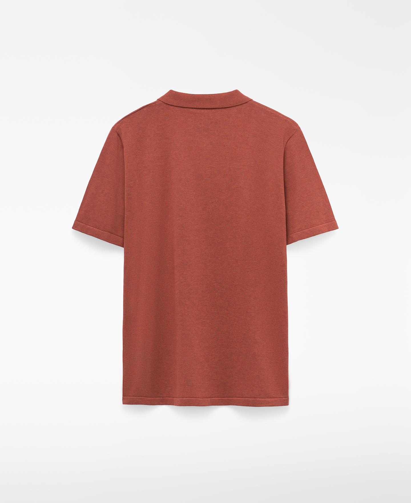 Organic cotton regular fit knit polo image number 5