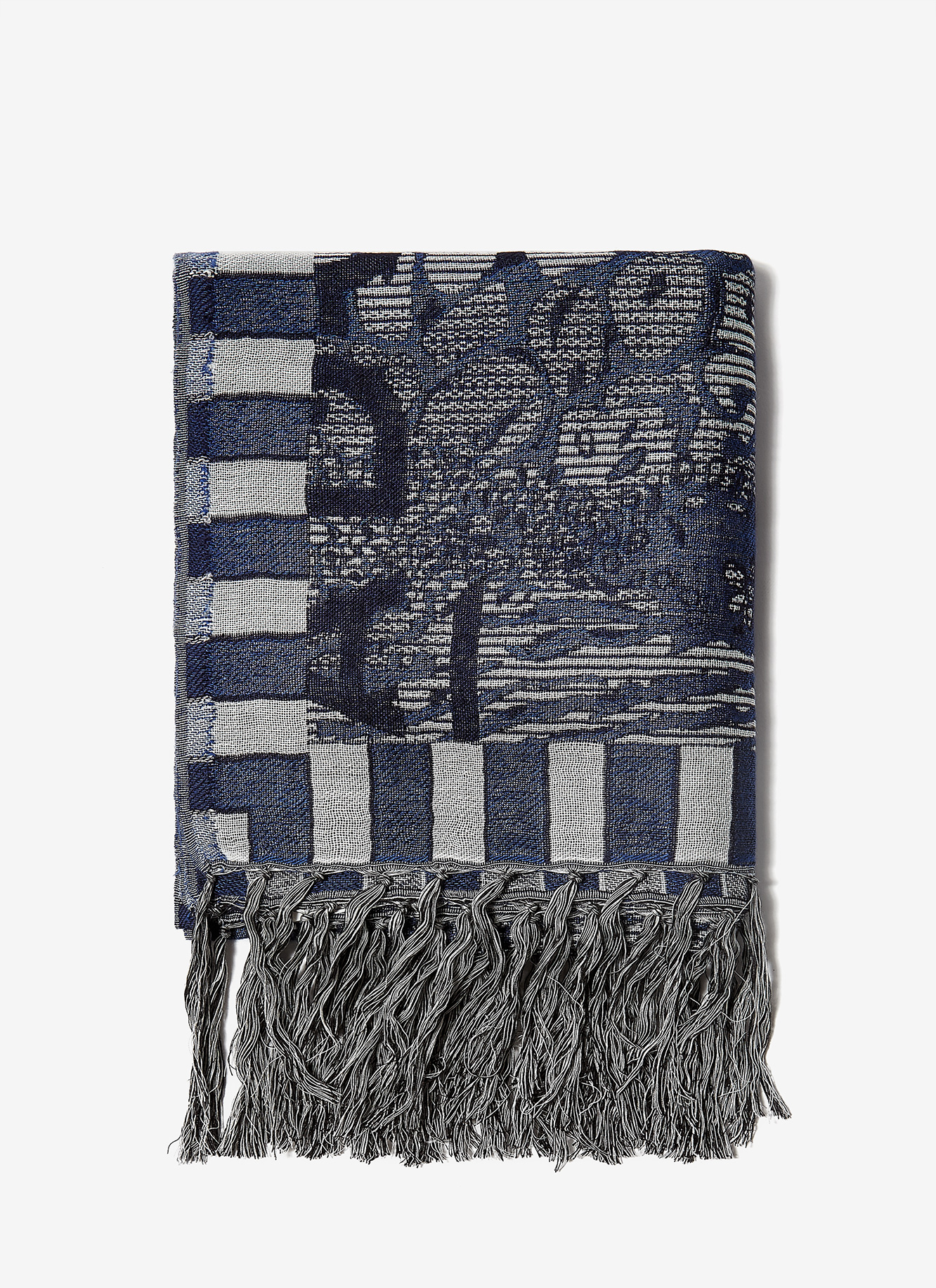 Foulard en jacquard estampado image number 0
