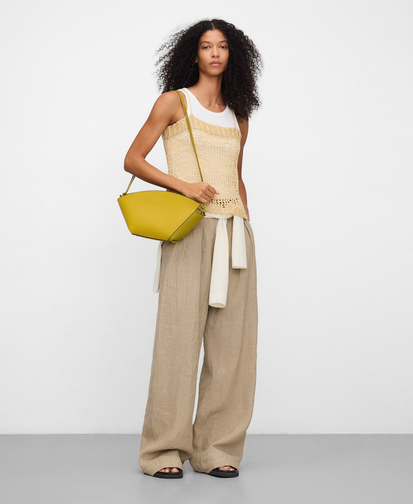 Bolso Eclipse bicolor piel image number 4