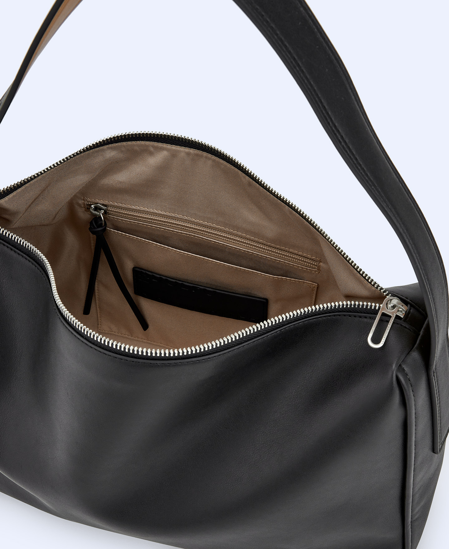Recycled polyester medium hobo bag image number 2