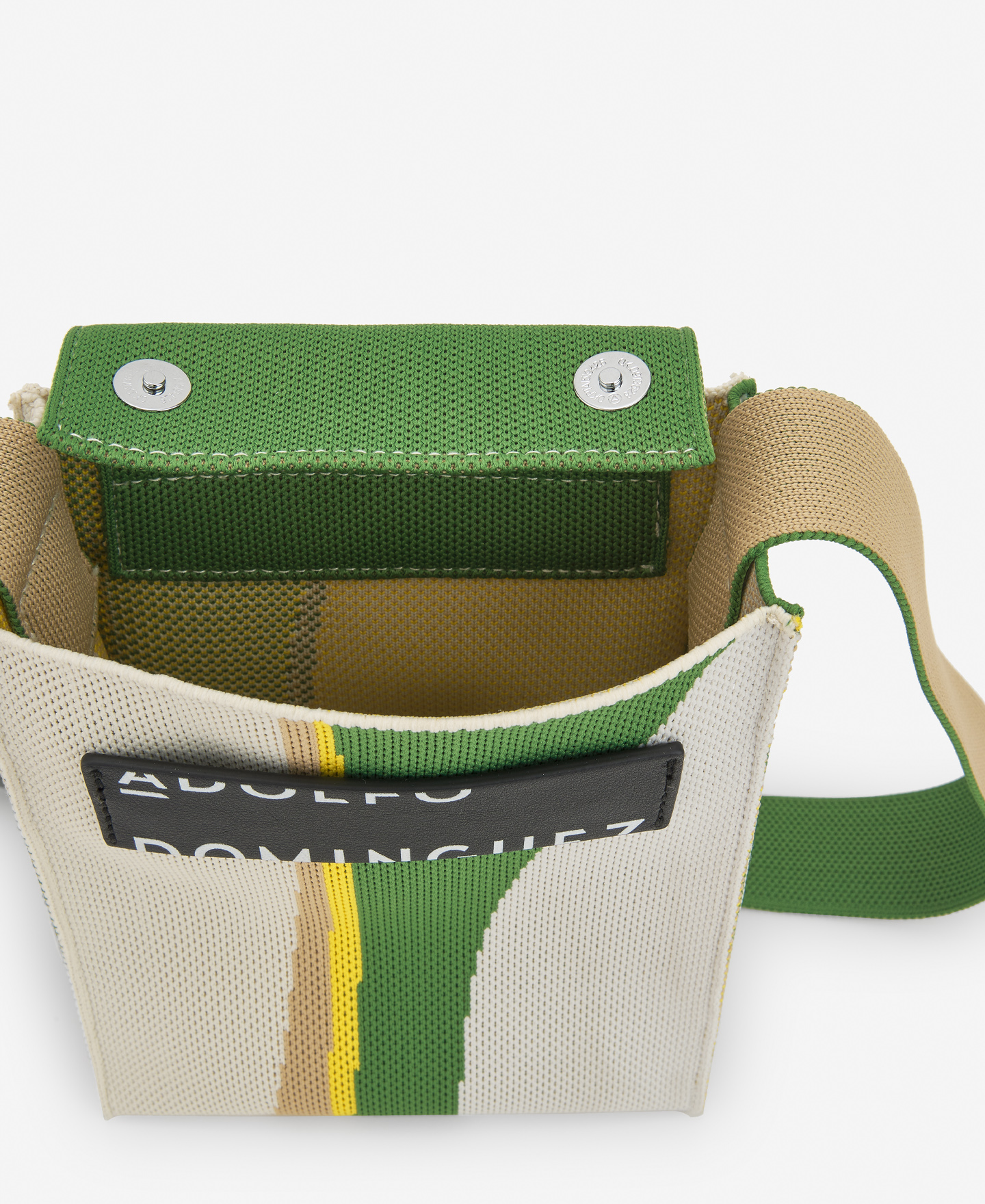 Printed knit mini shoulder bag image number 2