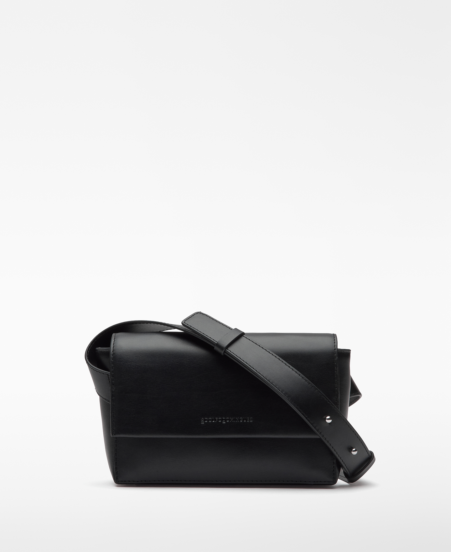 Bandolera caja piel hombre image number 0