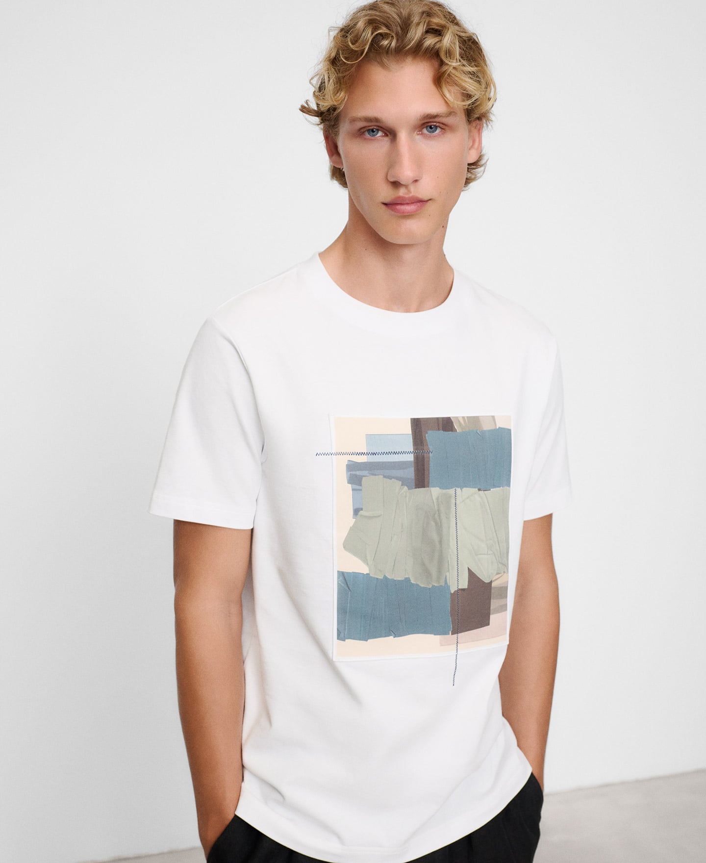 Camiseta relaxed fit estampada algod&oacute;n image number 3