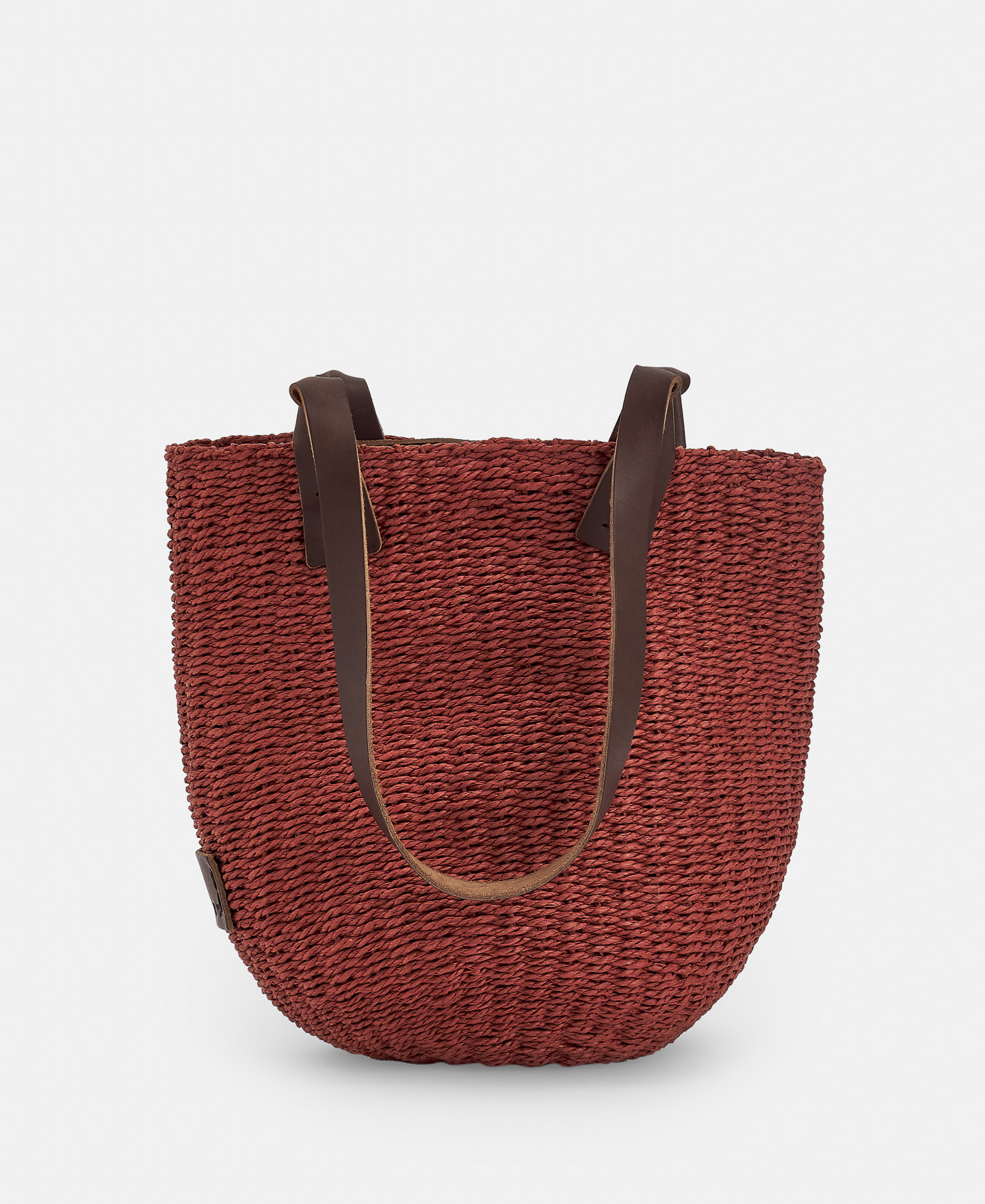 Paper fiber raffia cube bag image number 1