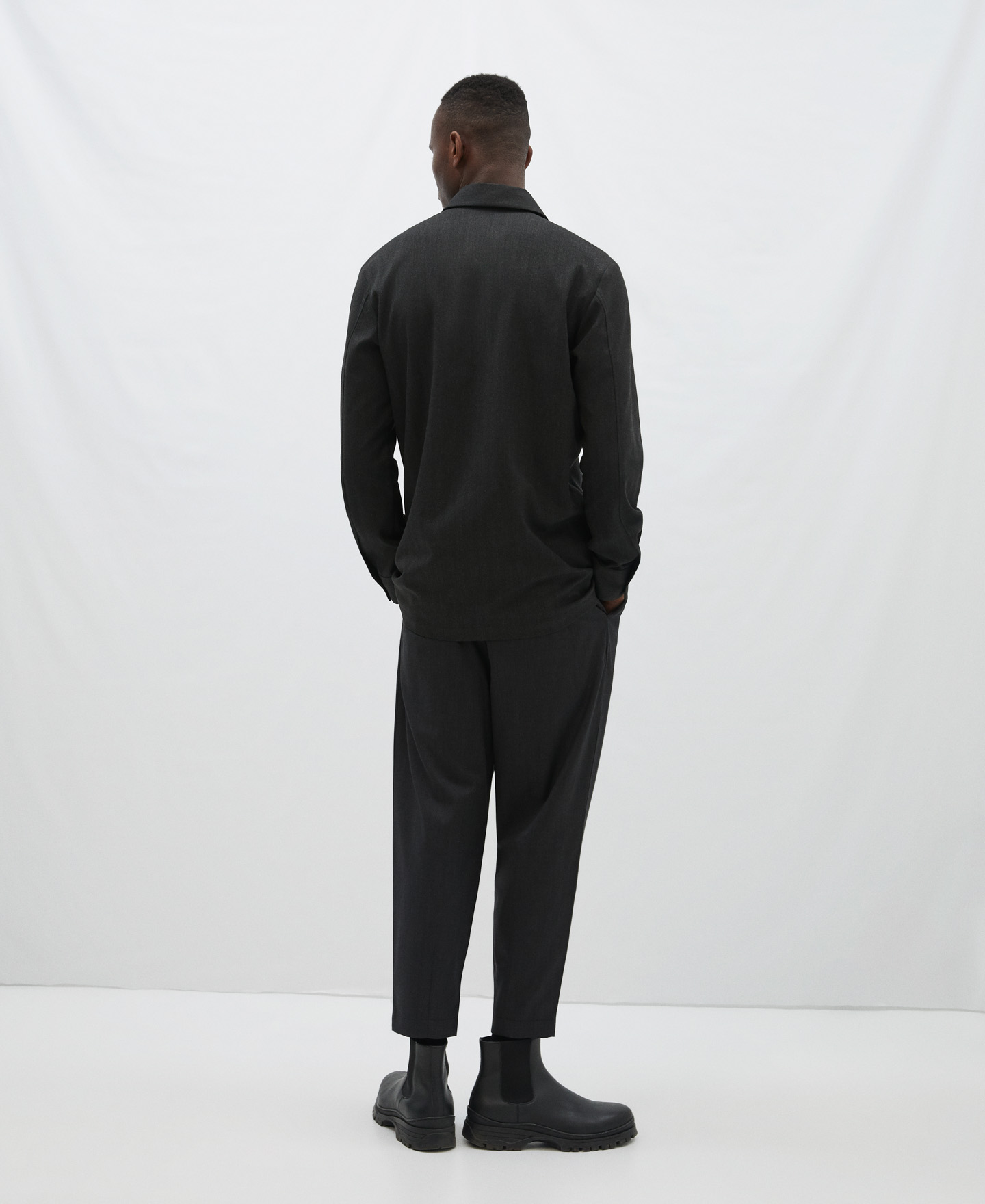 Shirt with placket pocket on chest image number 2