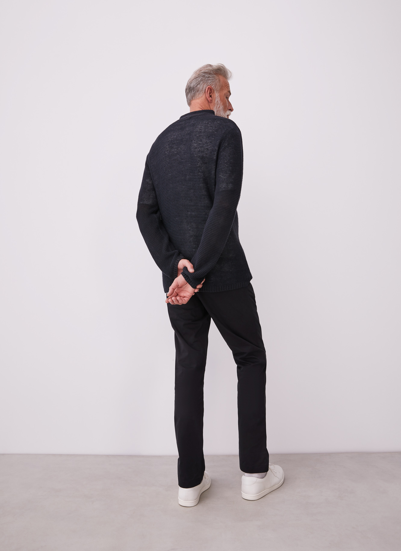 Jersey de lino con cuello perkins image number 4