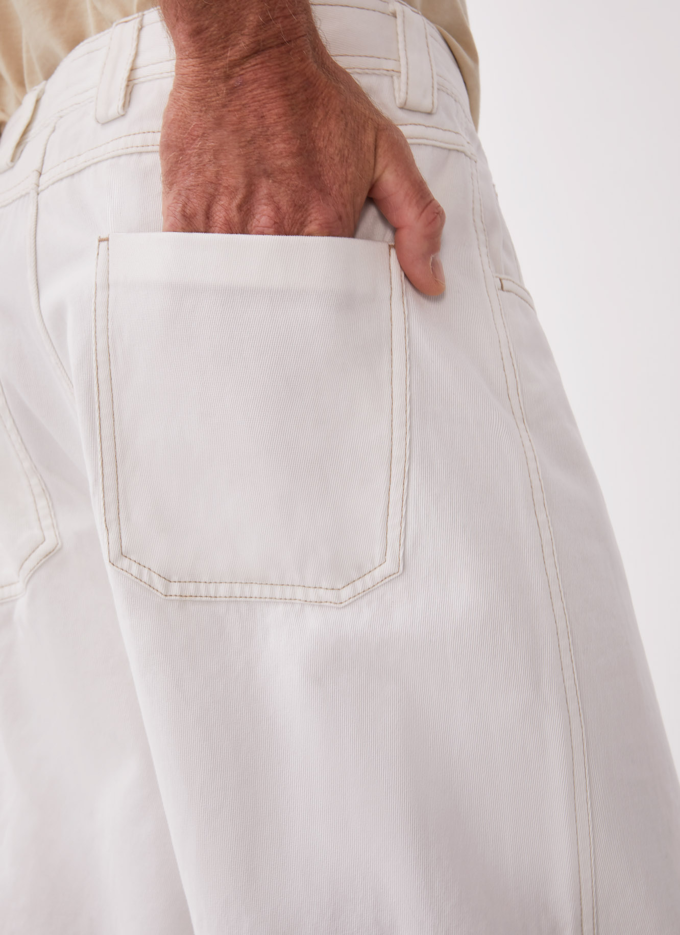Pantalón 5 bolsillos en twill de algodón image number 3