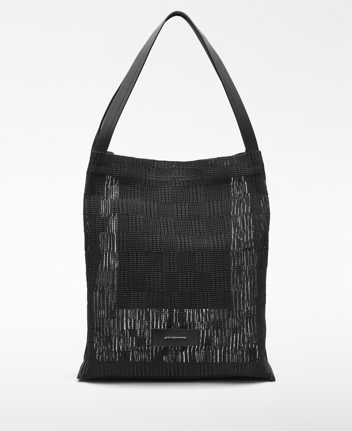Vertical mesh shopper bag image number 0