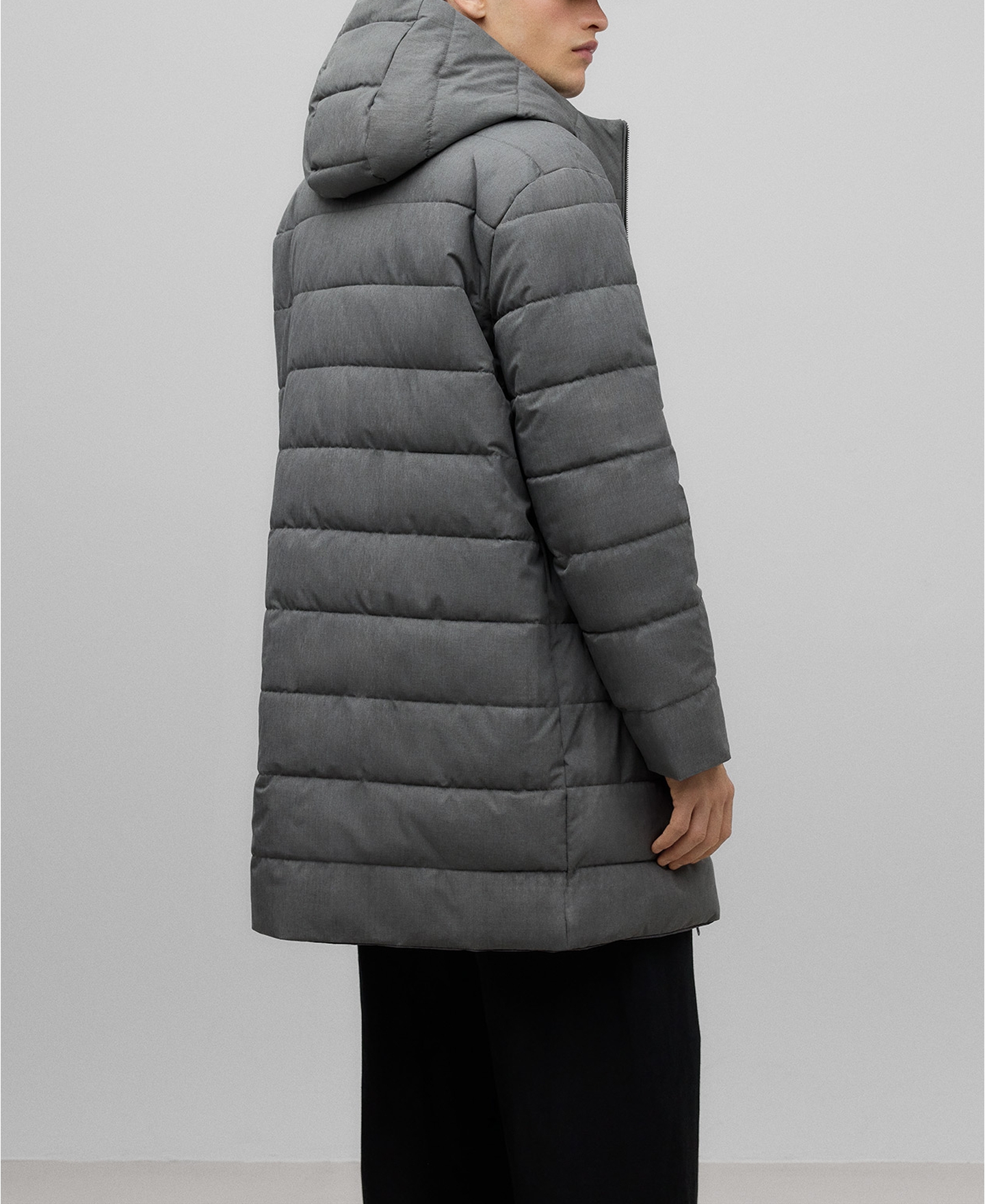 Reversible padded jacket man image number 2