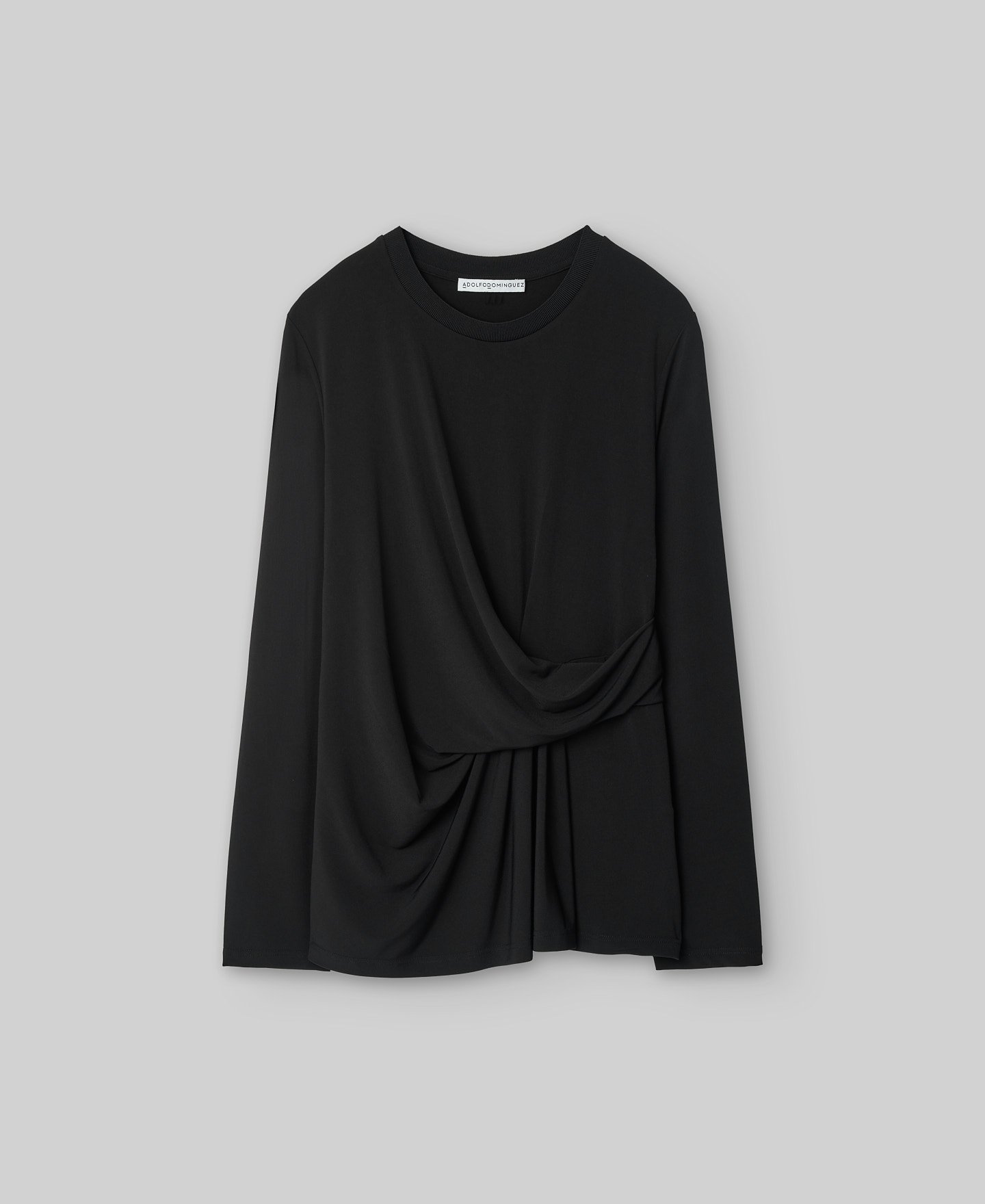 Draped T-shirt woman image number 4