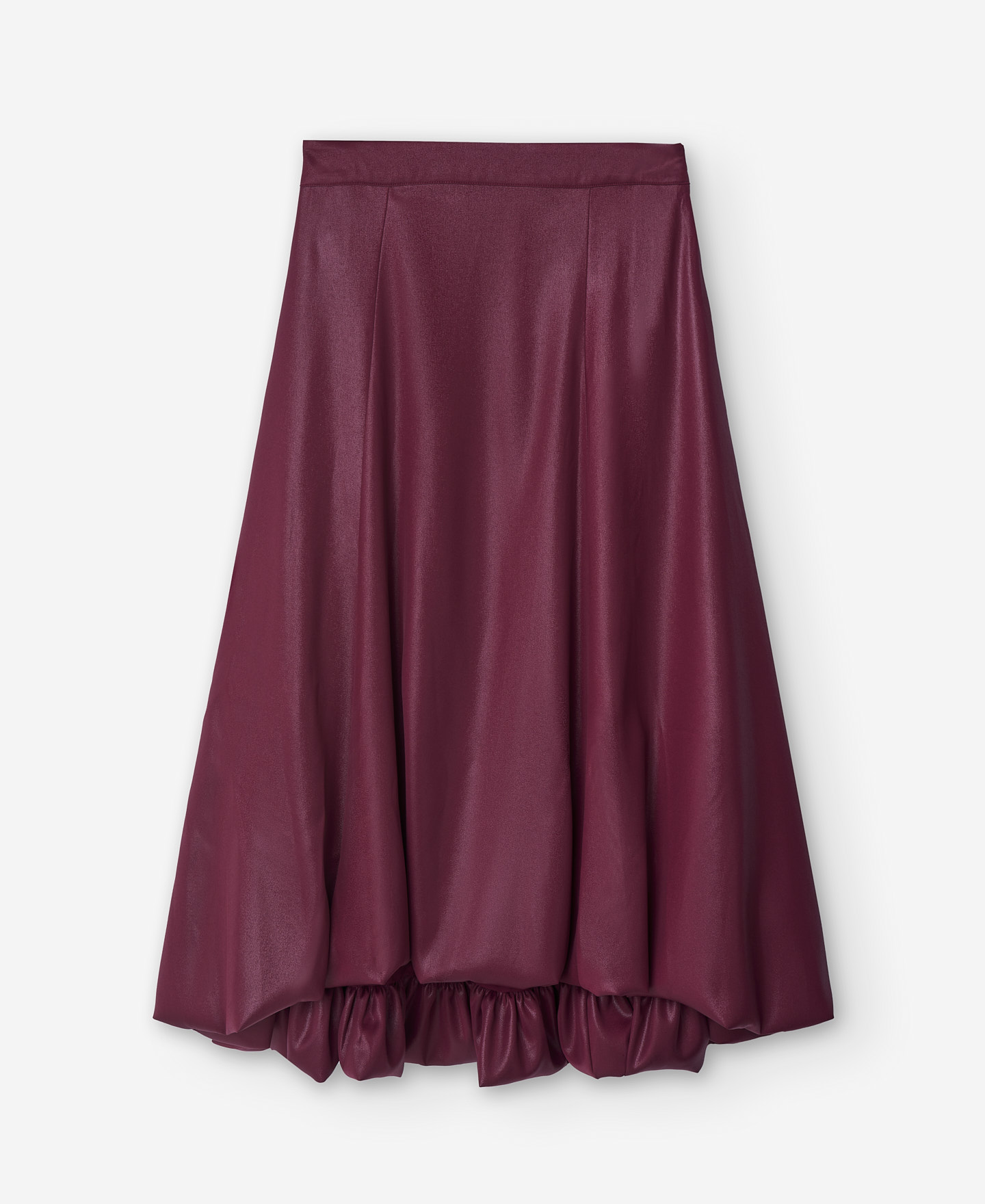 Falda midi abullonada image number 4