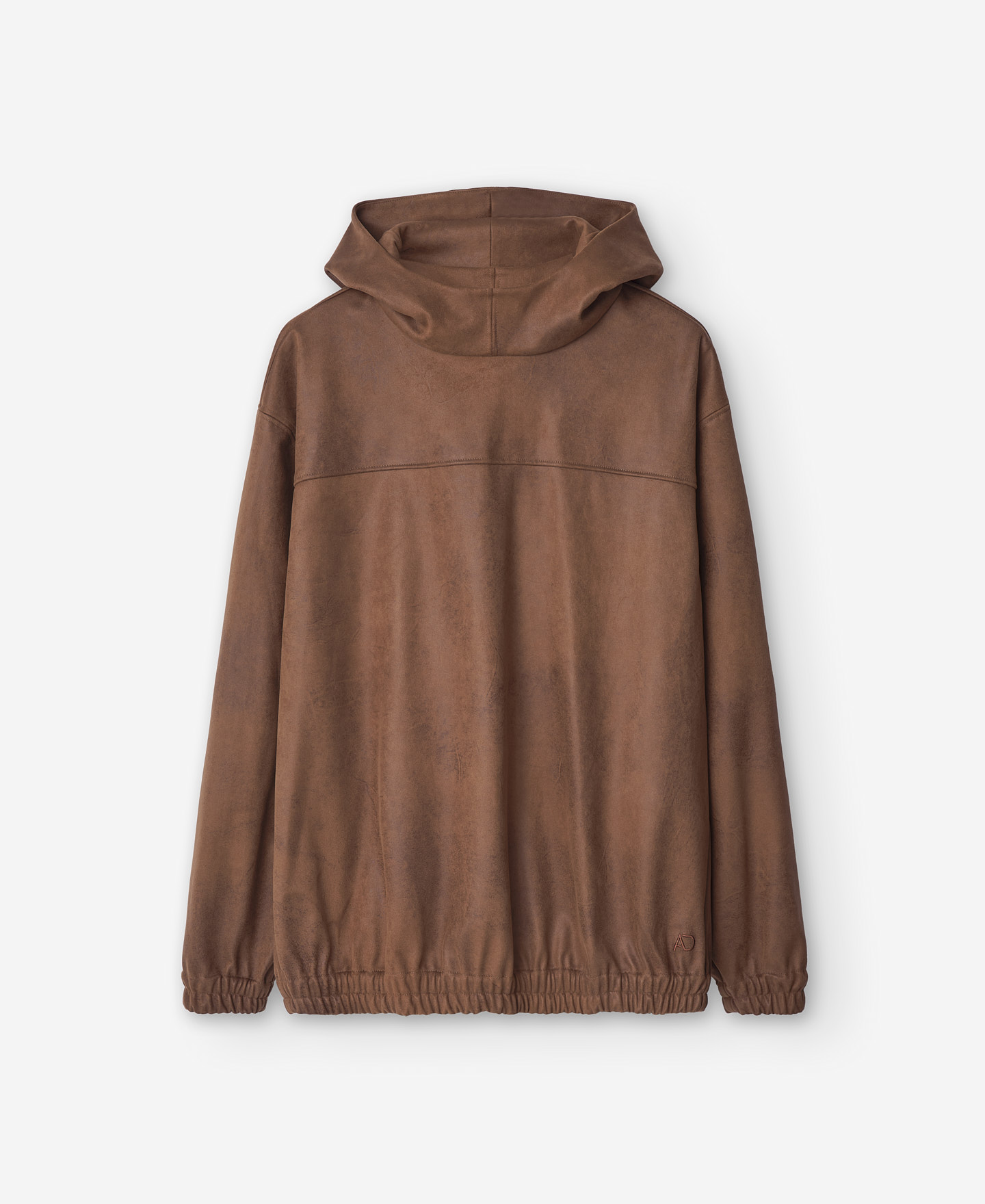 Sudadera marrón con capucha image number 6