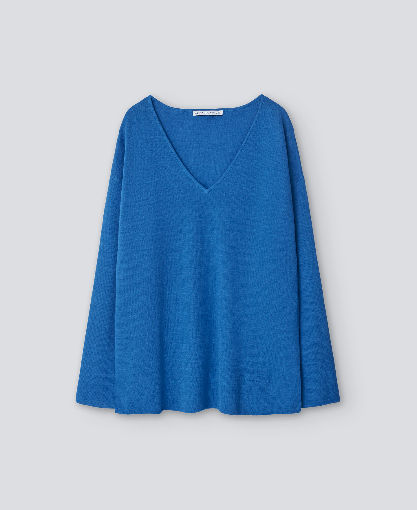 Double-front knited sweater woman image number 4