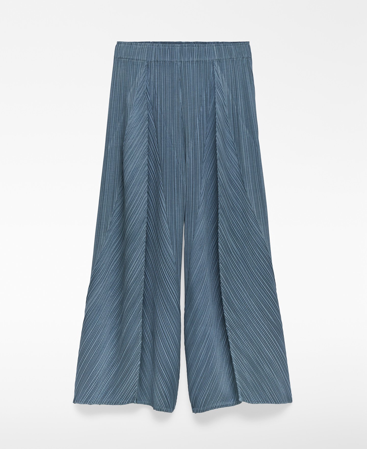 Crinkle palazzo trousers woman image number 4