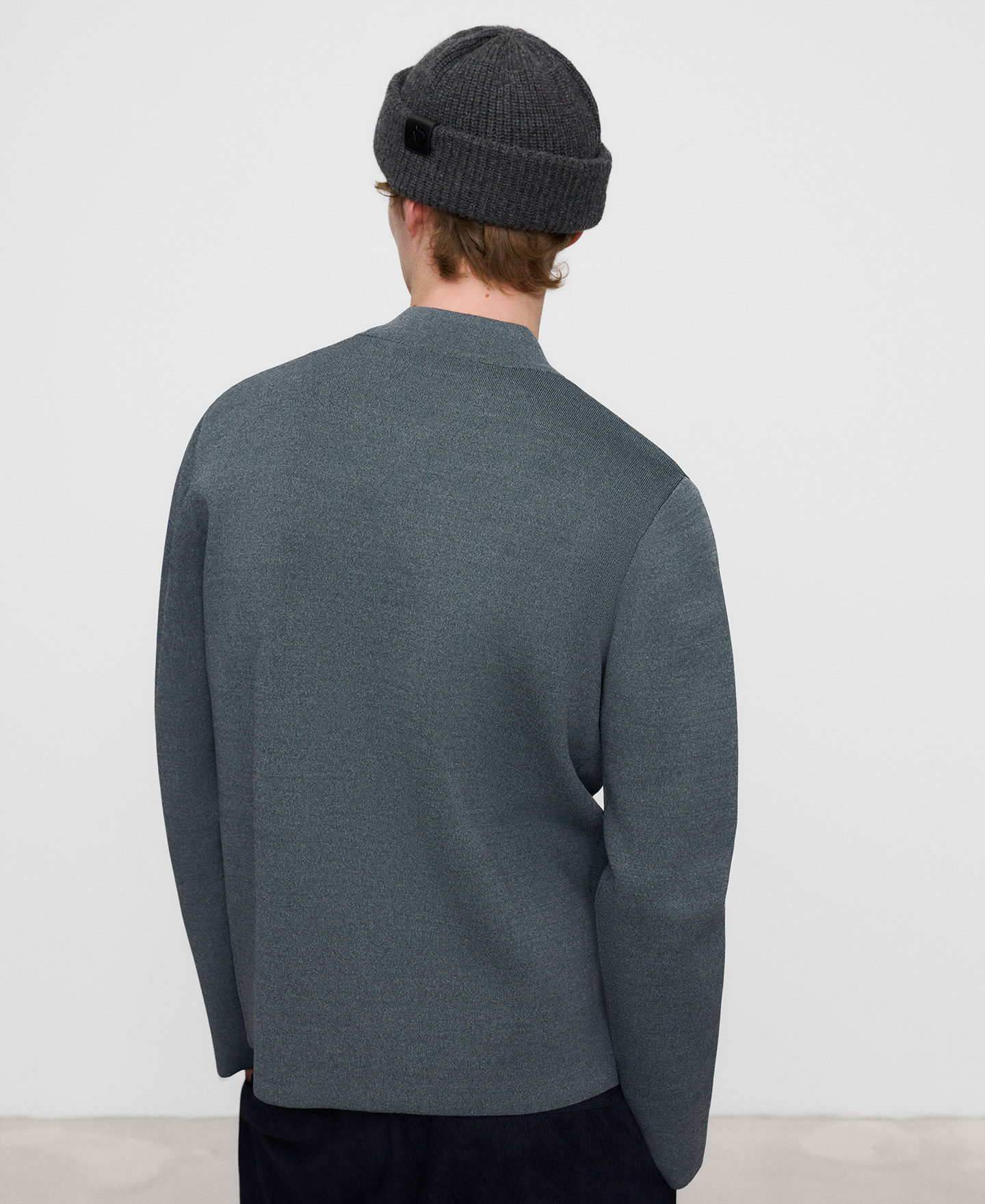 Knit bomber jacket image number 2