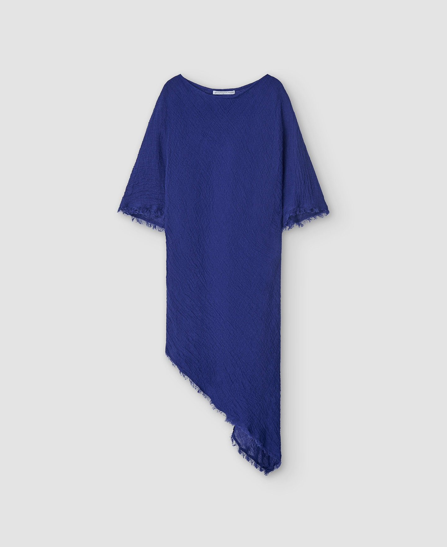 Linen assymetric tunic dress image number 0