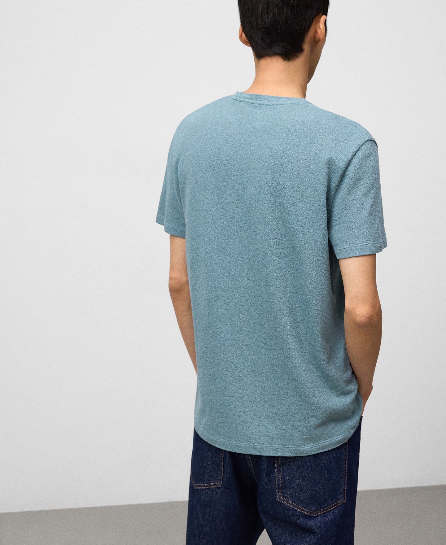 Camiseta textura algodón orgánico hombre image number 2