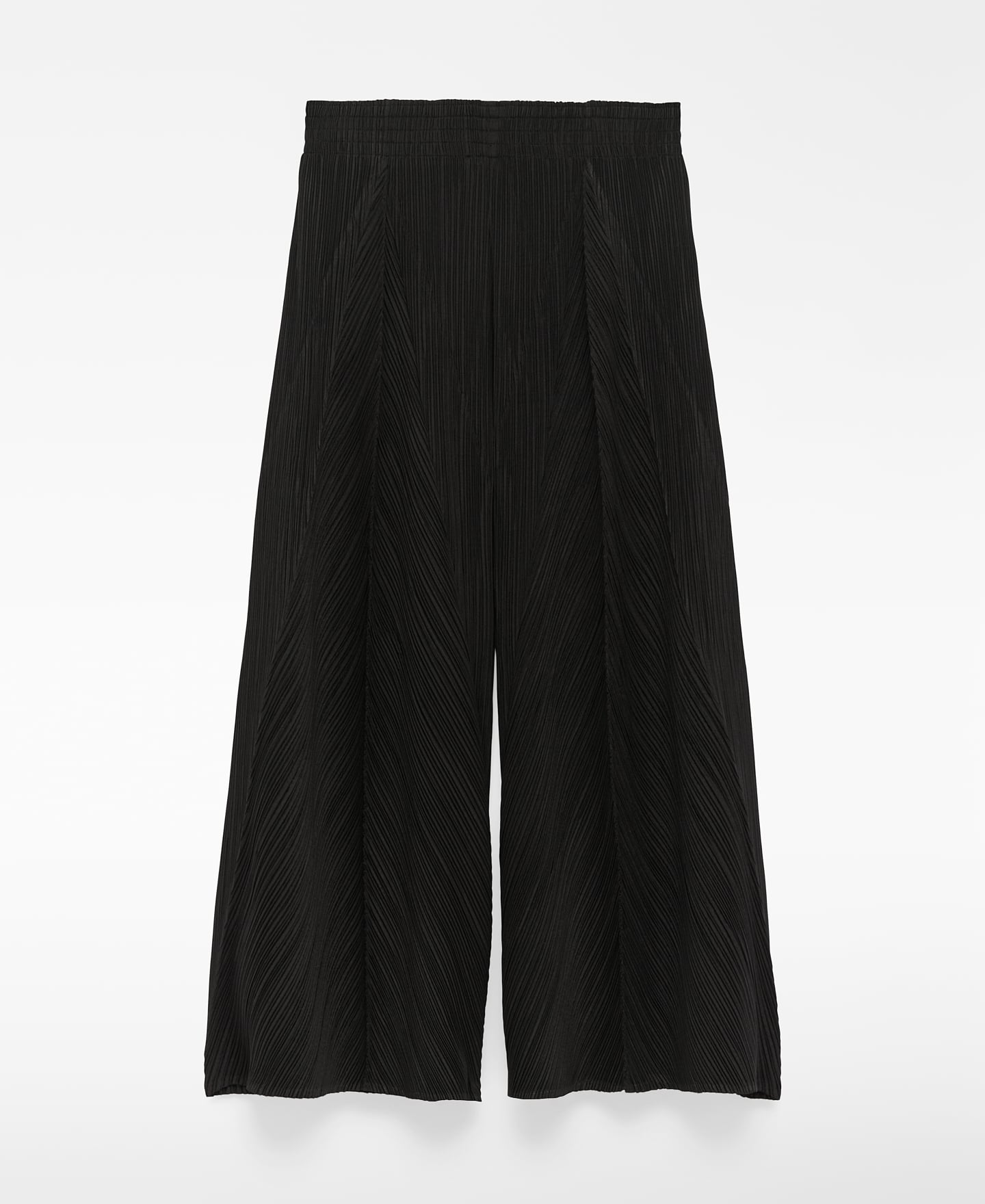 Crinkle palazzo trousers image number 7