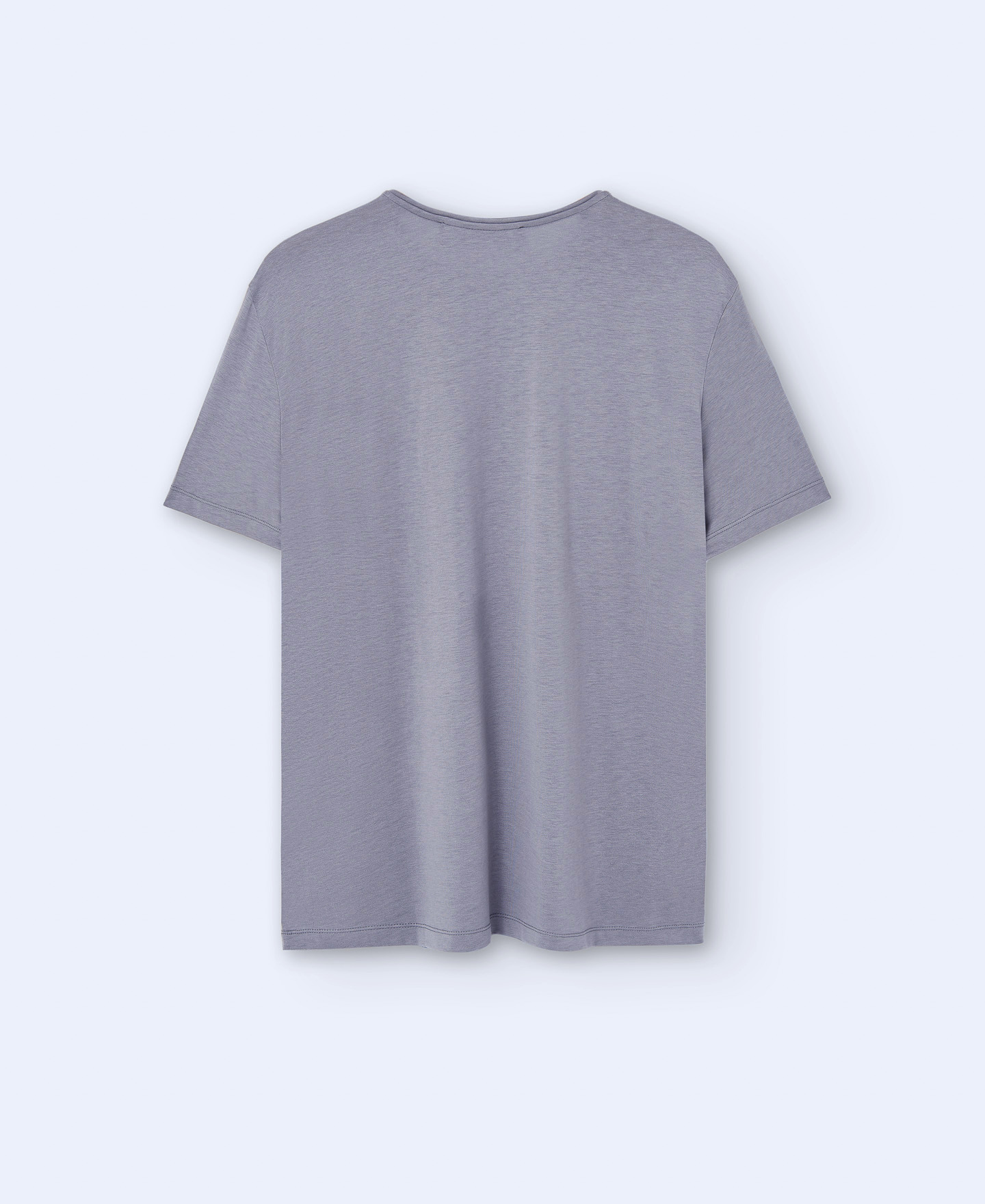 Camiseta cuello caja en lyocell image number 5