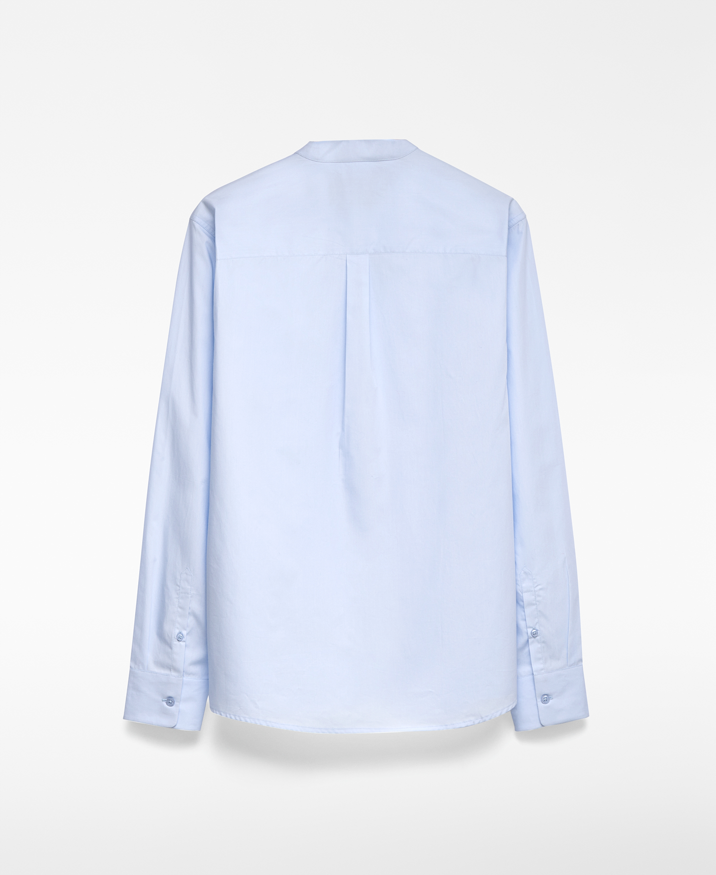 Regular fit Mandarin collar shirt man image number 5
