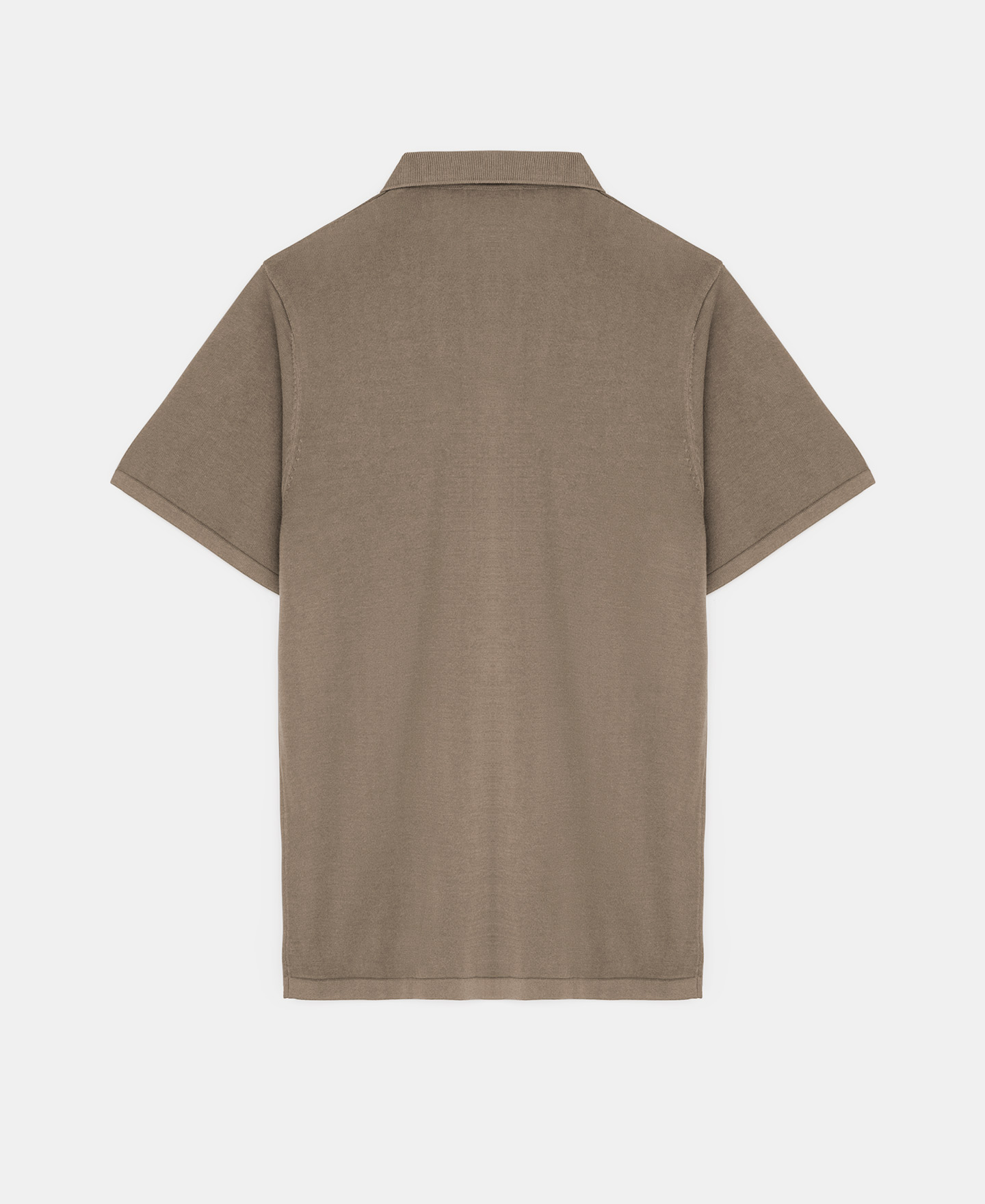 Two button polo shirt in organic cotton image number 5