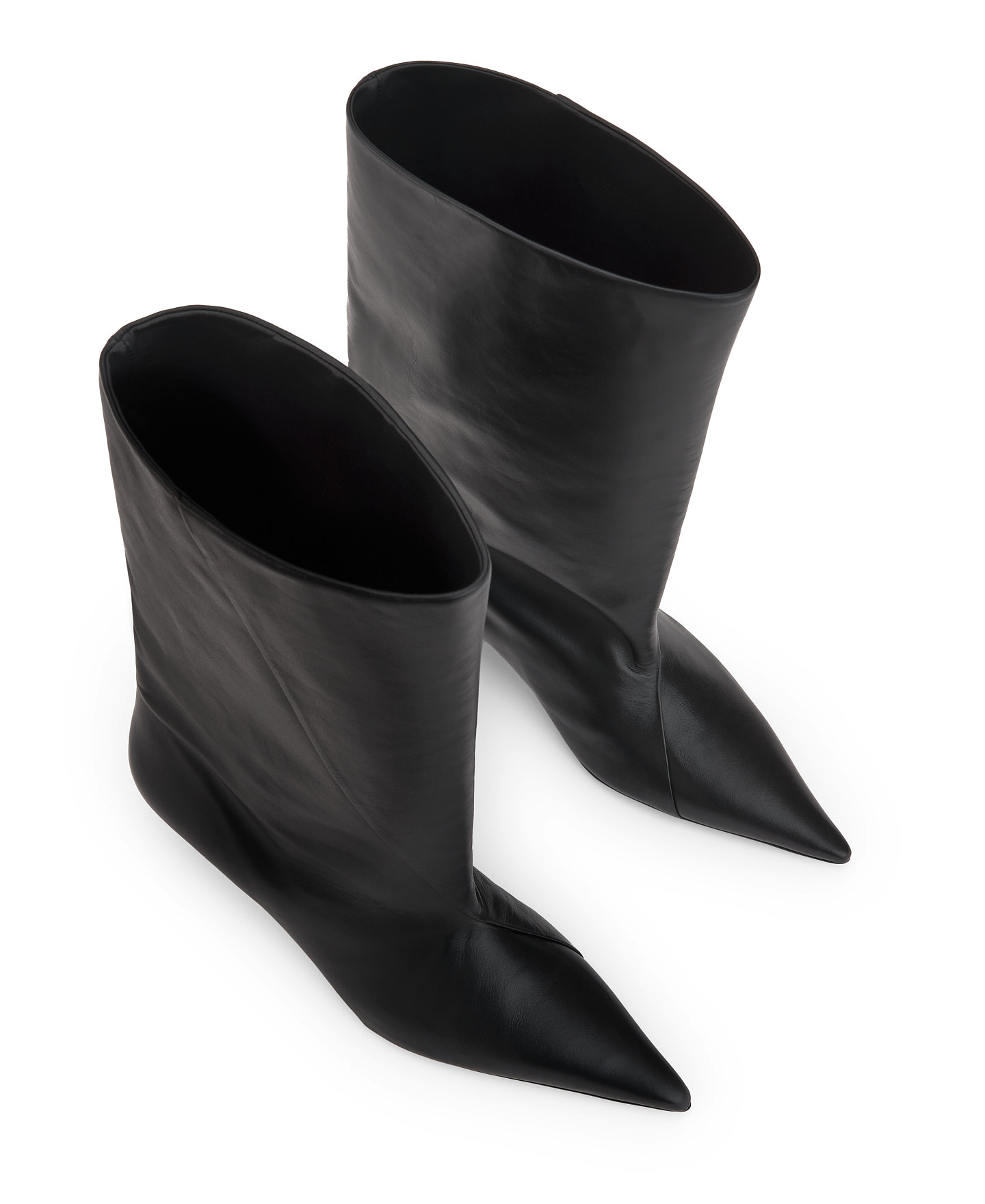 Responsible leather mid-calf boot woman image number 1