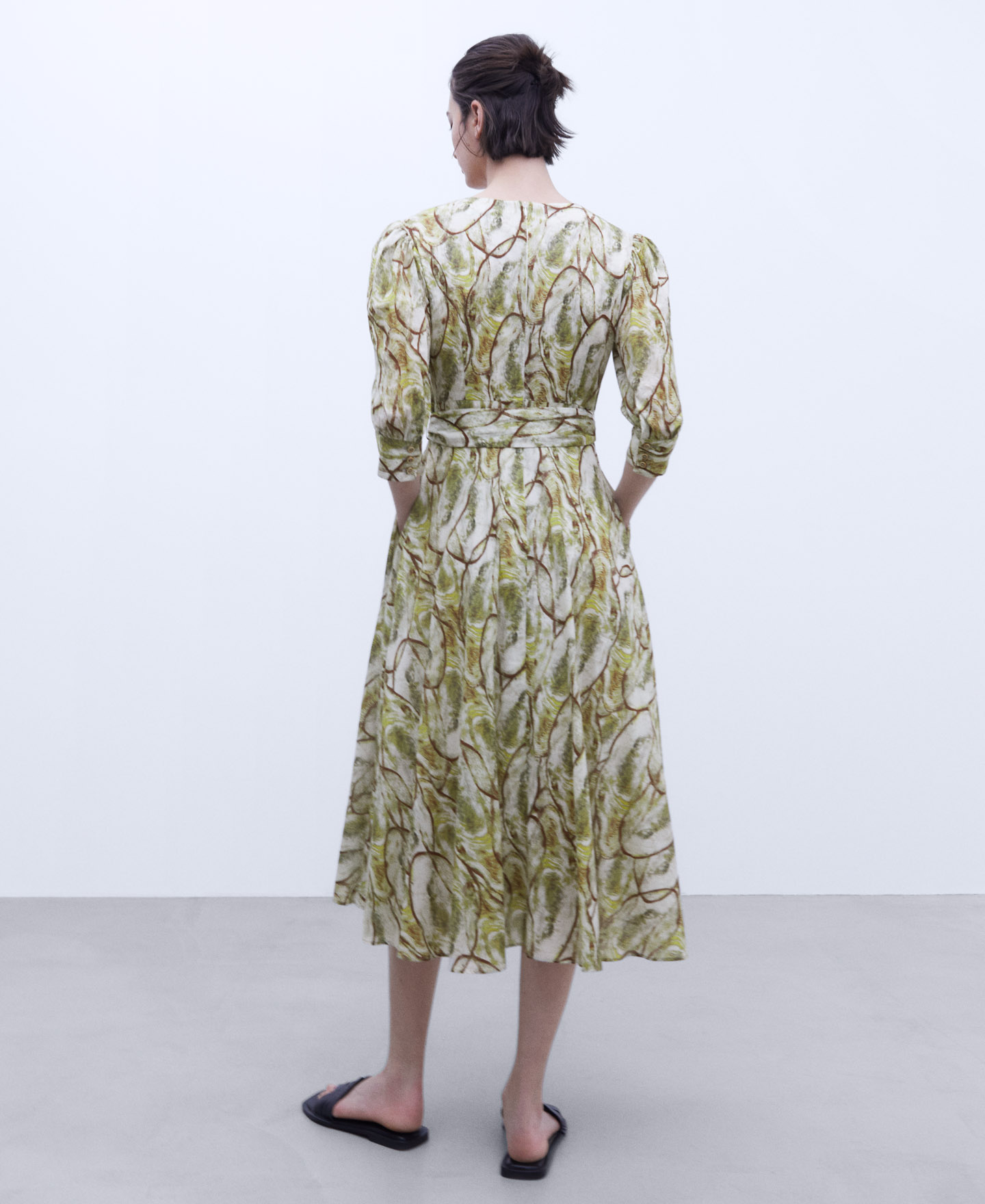 Cotton printed dress image number 2