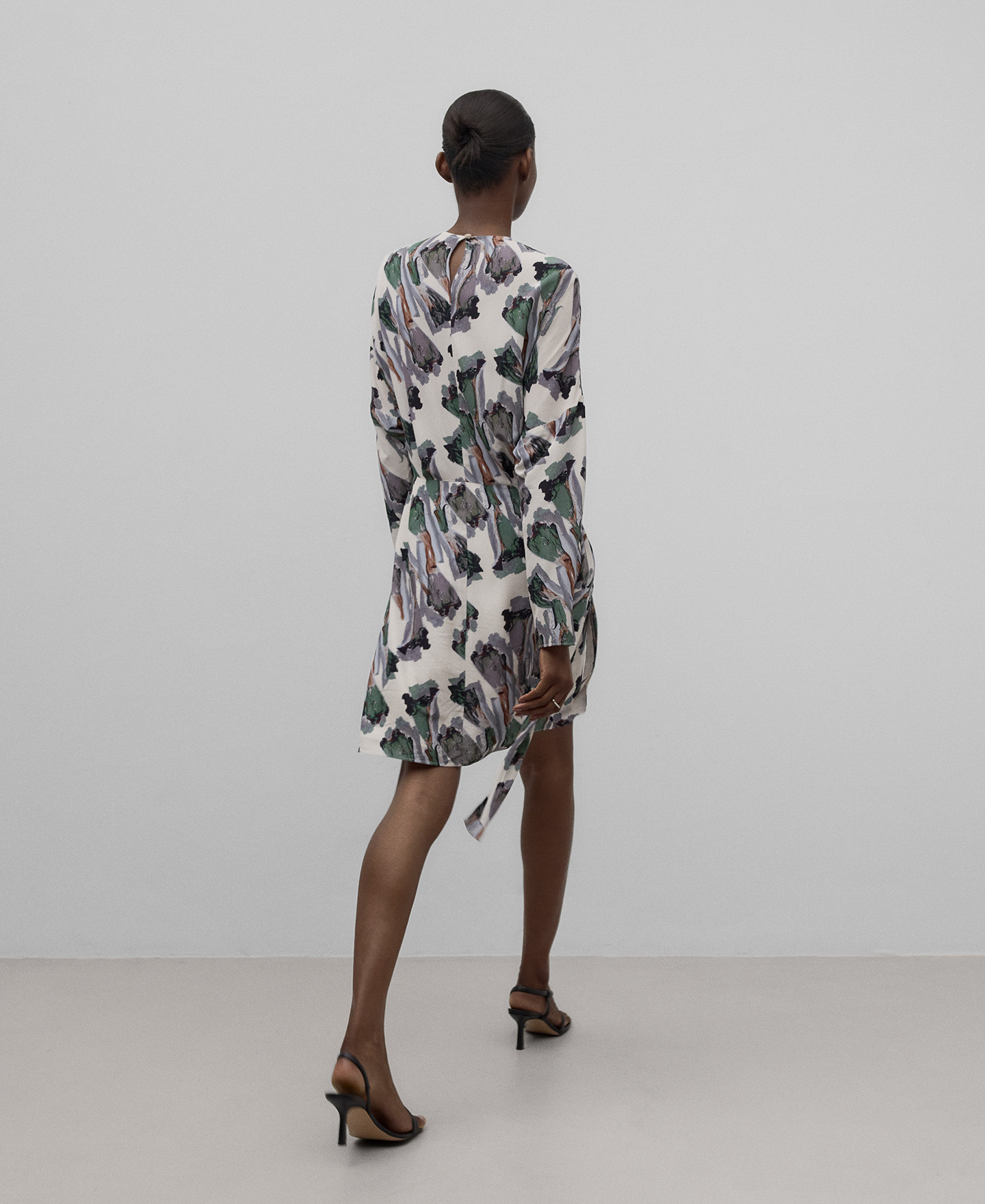 Robe courte imprimée pour femme image number 2
