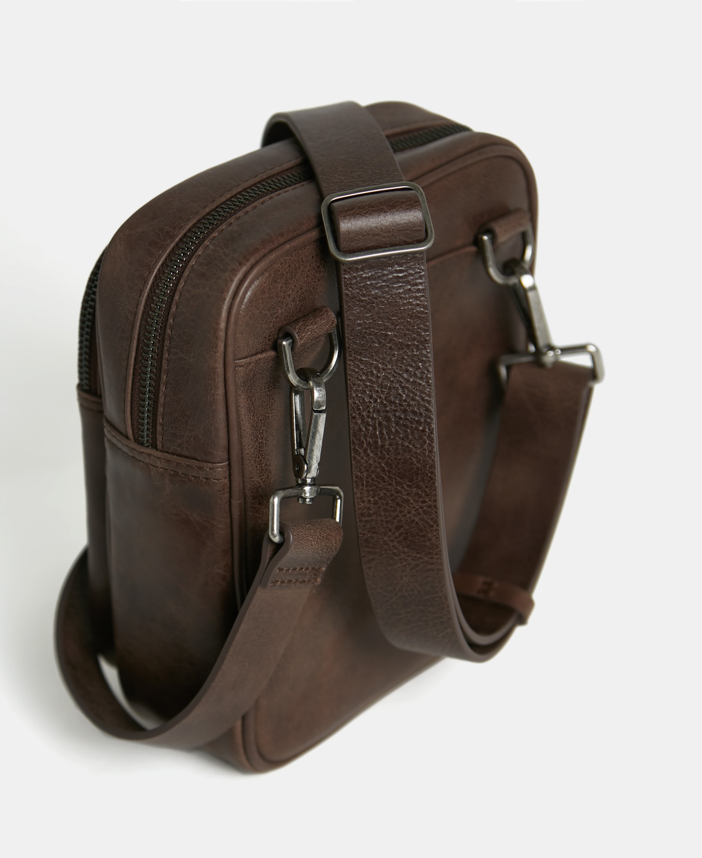 Small shoulder bag in aged leather image number 1