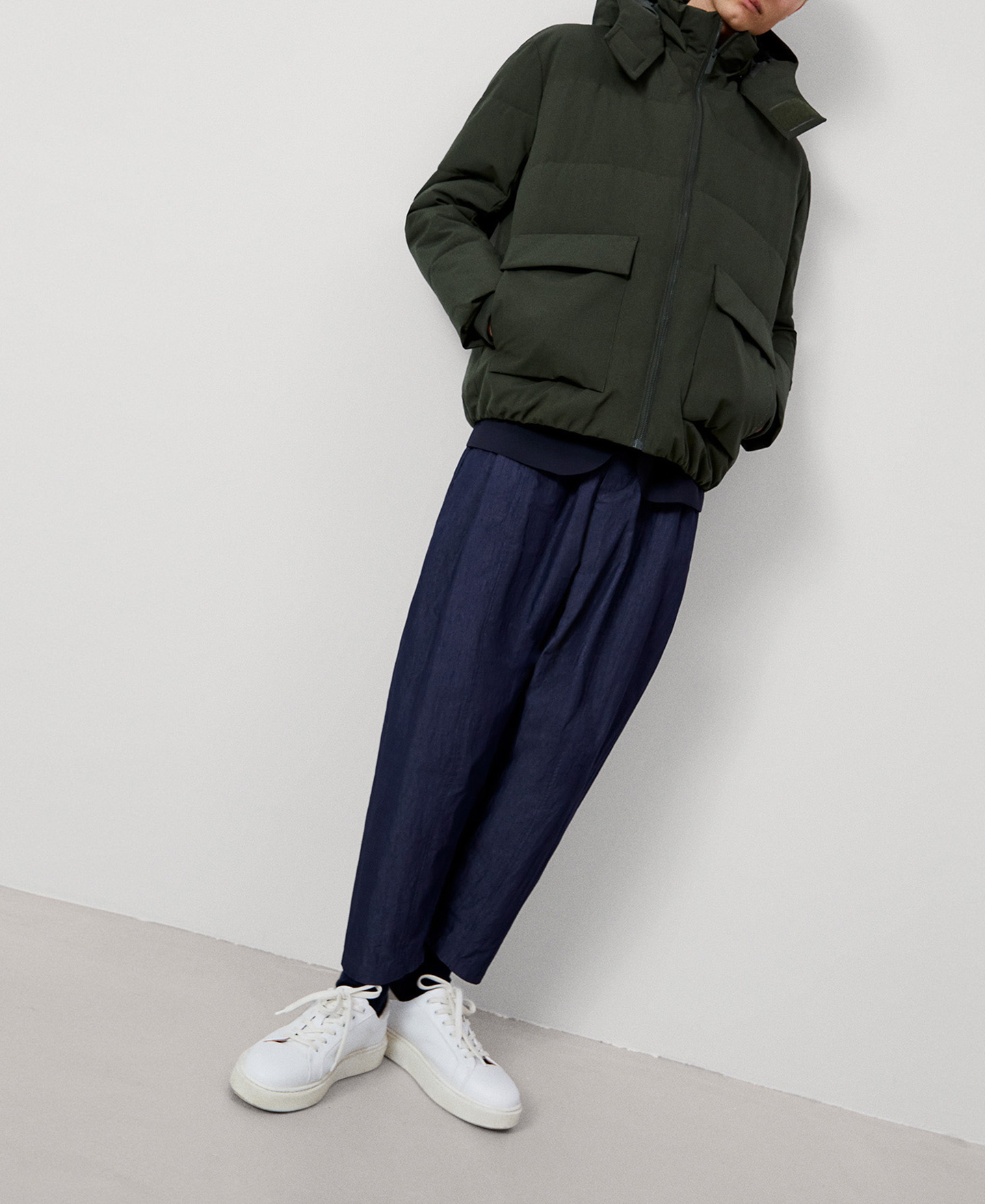 Padded hood jacket image number 1